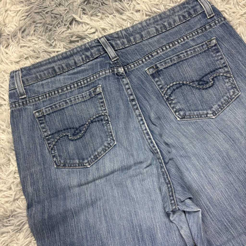 Süße Y2K Bootcut jeans mit backprint /women 00s 90s baddie (M) S20