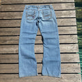 Süße Y2K Lowwaist Bootcut Jeans mit tollen Backprint /women 00s 90s vintage baddie (S) 104