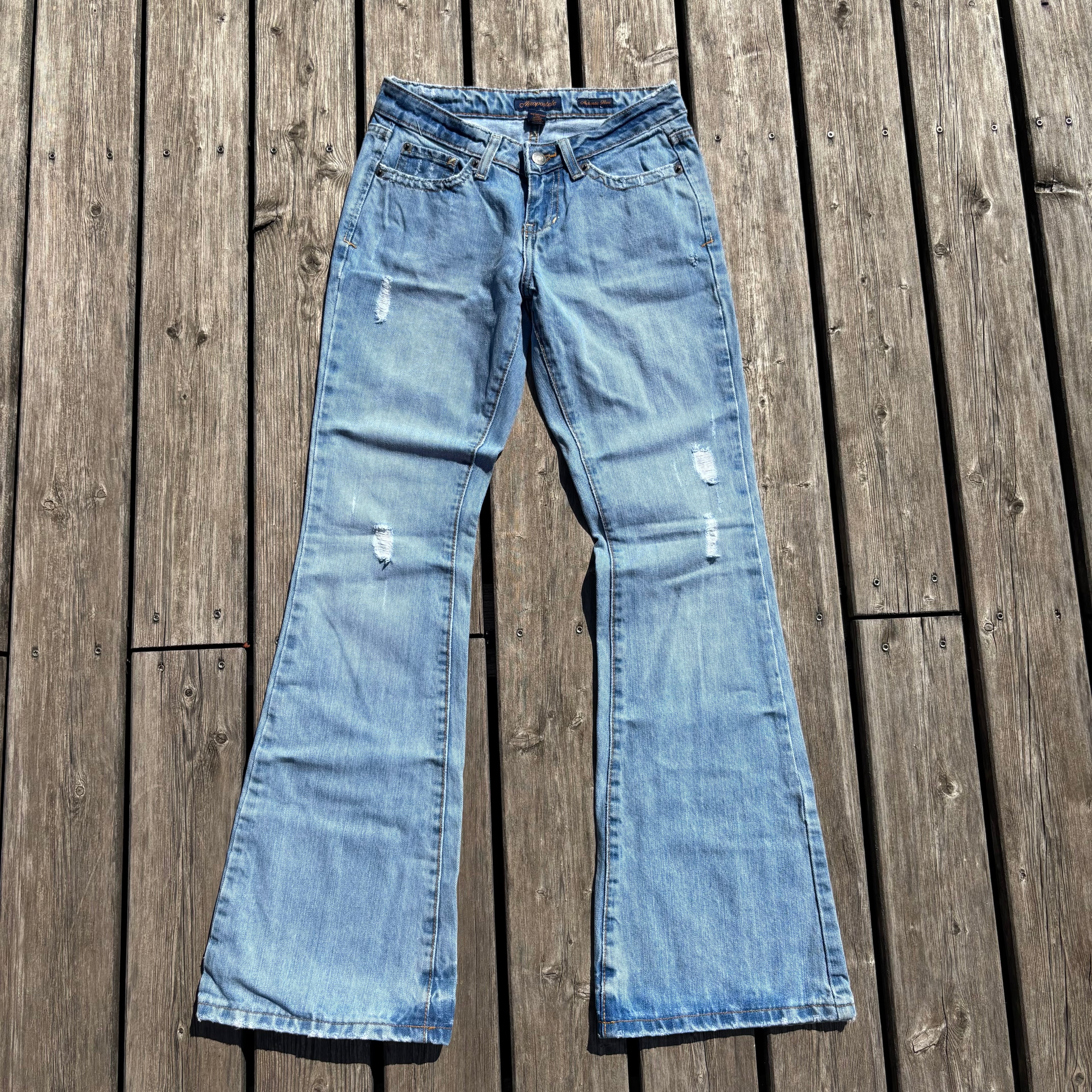 AA/Süße Y2K Lowwaist Bootcut Jeans /women 90s 00s vintage baddie (XXS-XS) /S34