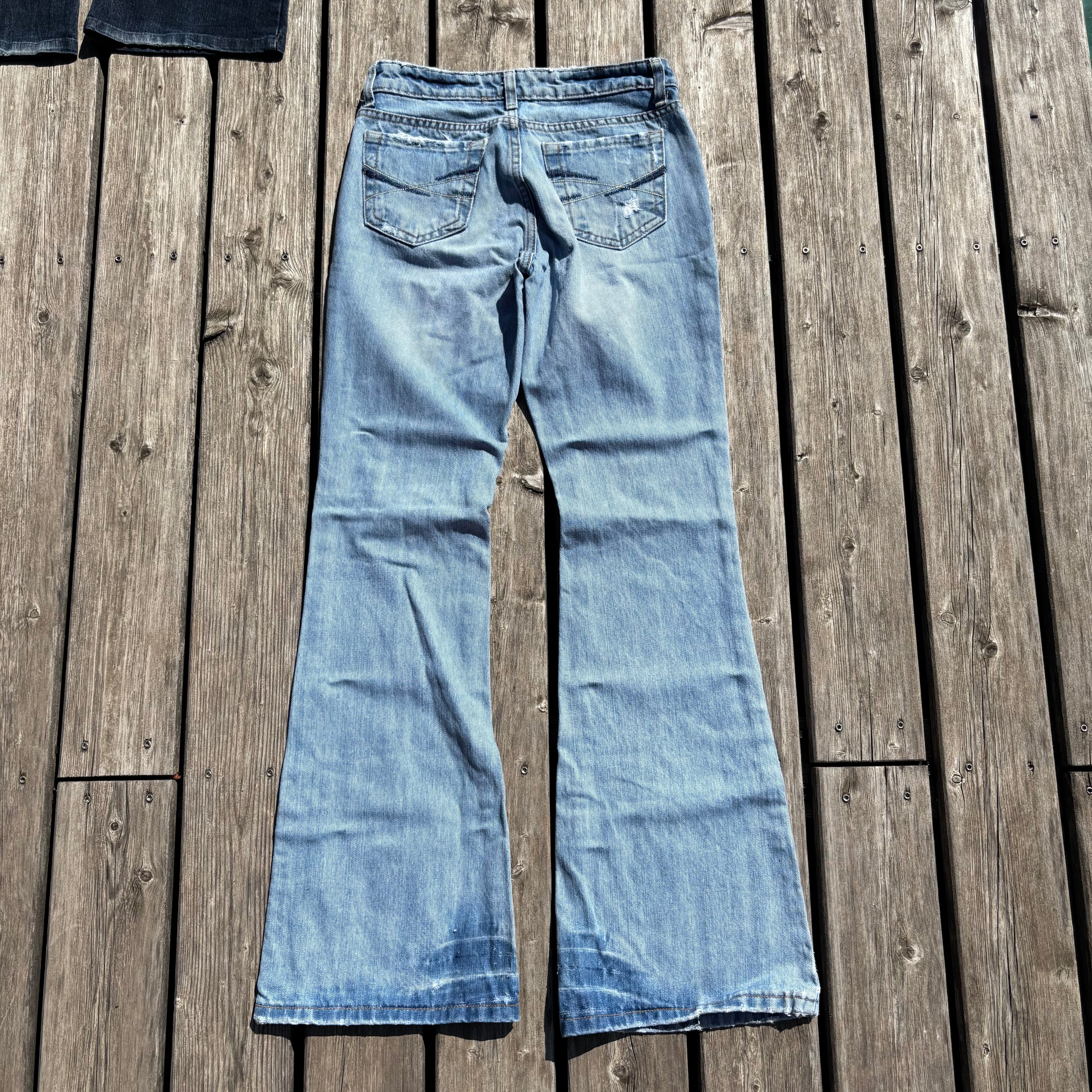 AA/Süße Y2K Lowwaist Bootcut Jeans /women 90s 00s vintage baddie (XXS-XS) /S34