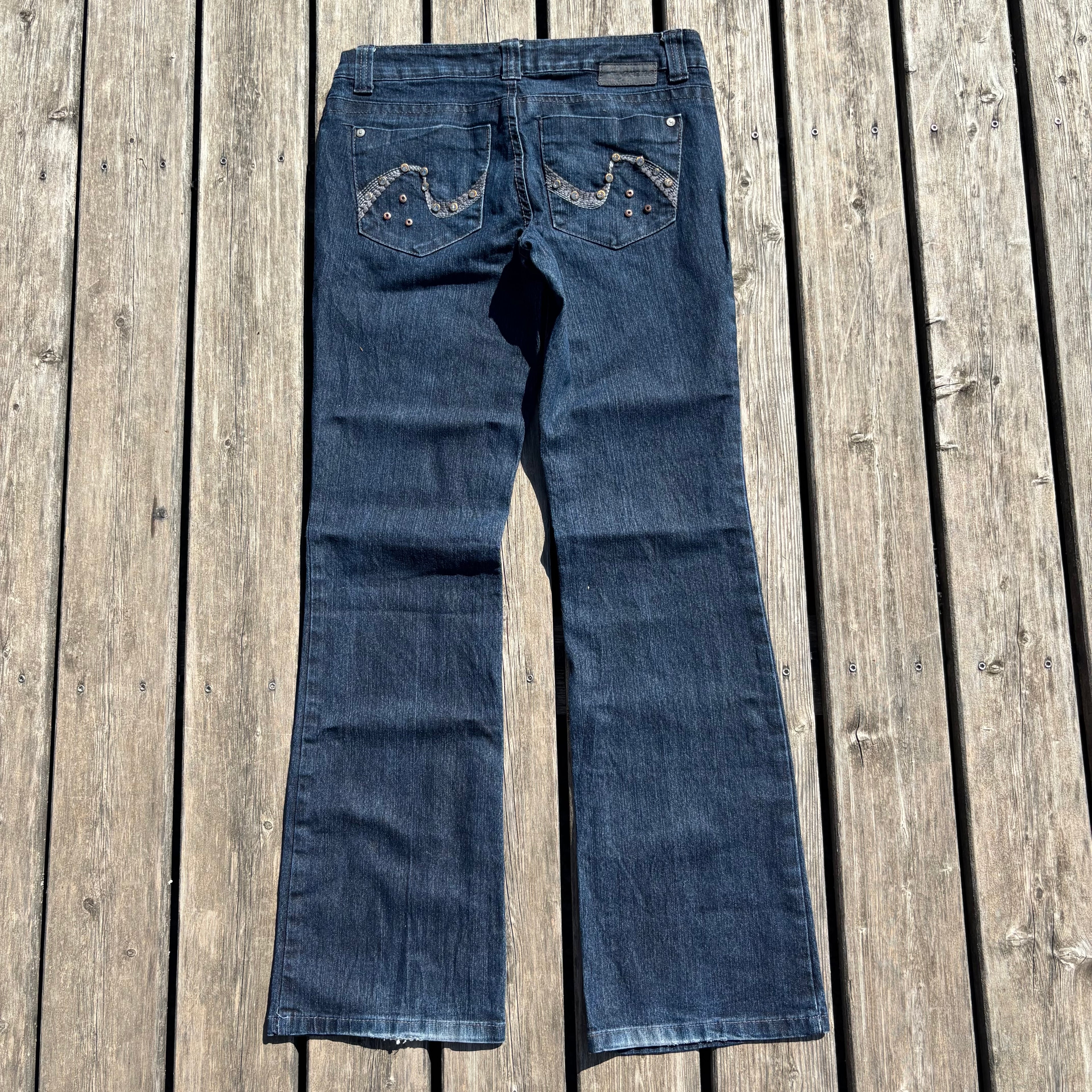 Süße Y2K  Jeans mit tollen Backprint /streetwear women 00s 90s vintage style