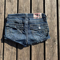 Süße True Religion Shorts/ Hotpants für Frauen /90s 00s streetwear vintage baddie (XS) S66