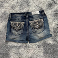 Miss me Shorts / Hotpants mit  besonderem Backprint