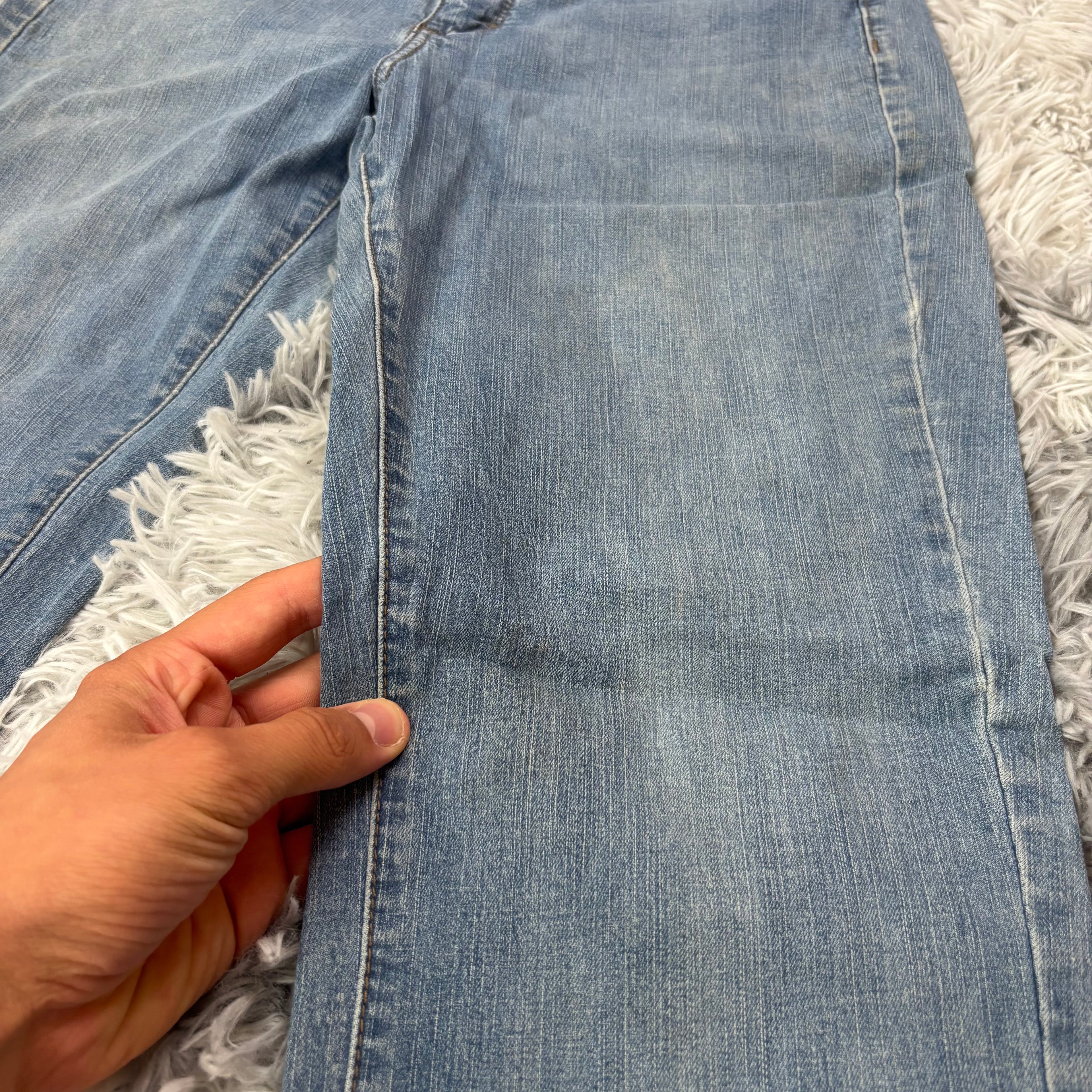 Lowwaist Bootcut Jeans /women vintage streetwear y2k 00s 90s. (S2)