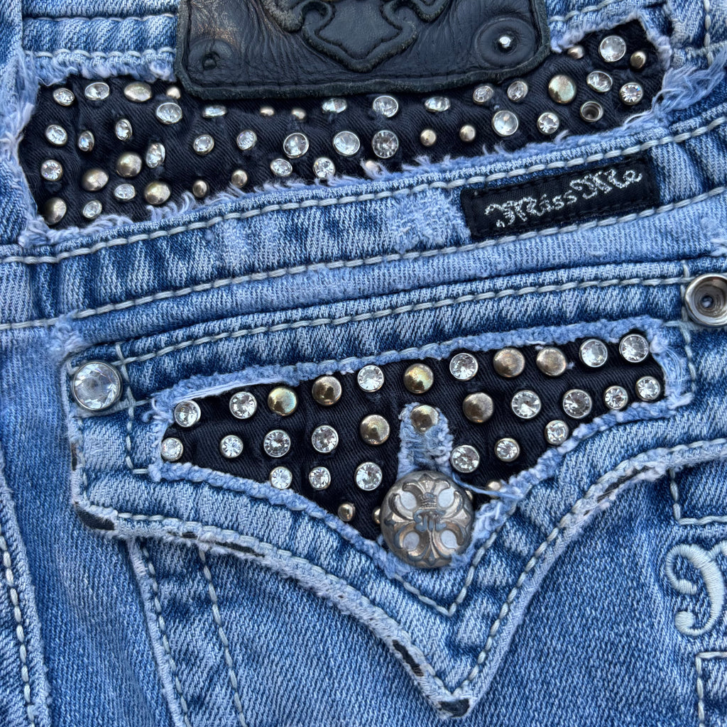 Süße Miss Me Jeans für Frauen / Lowwaist Bootcut streetwear women 00s 90s vintage baddie S92 XXS-XS