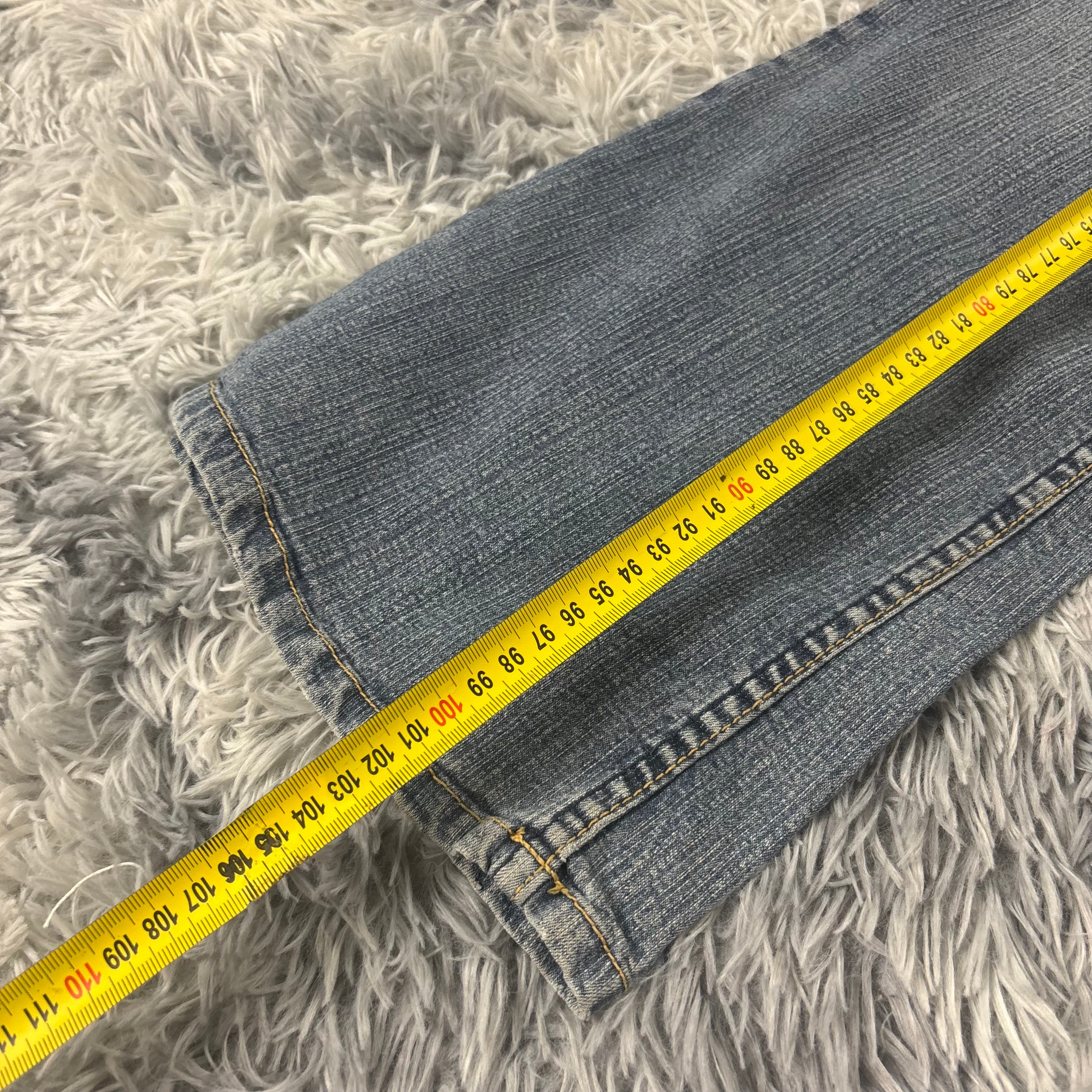 Süße Lowwaist Bootcut Jeans mit Backprint /vintage 00s 90s (M) S16