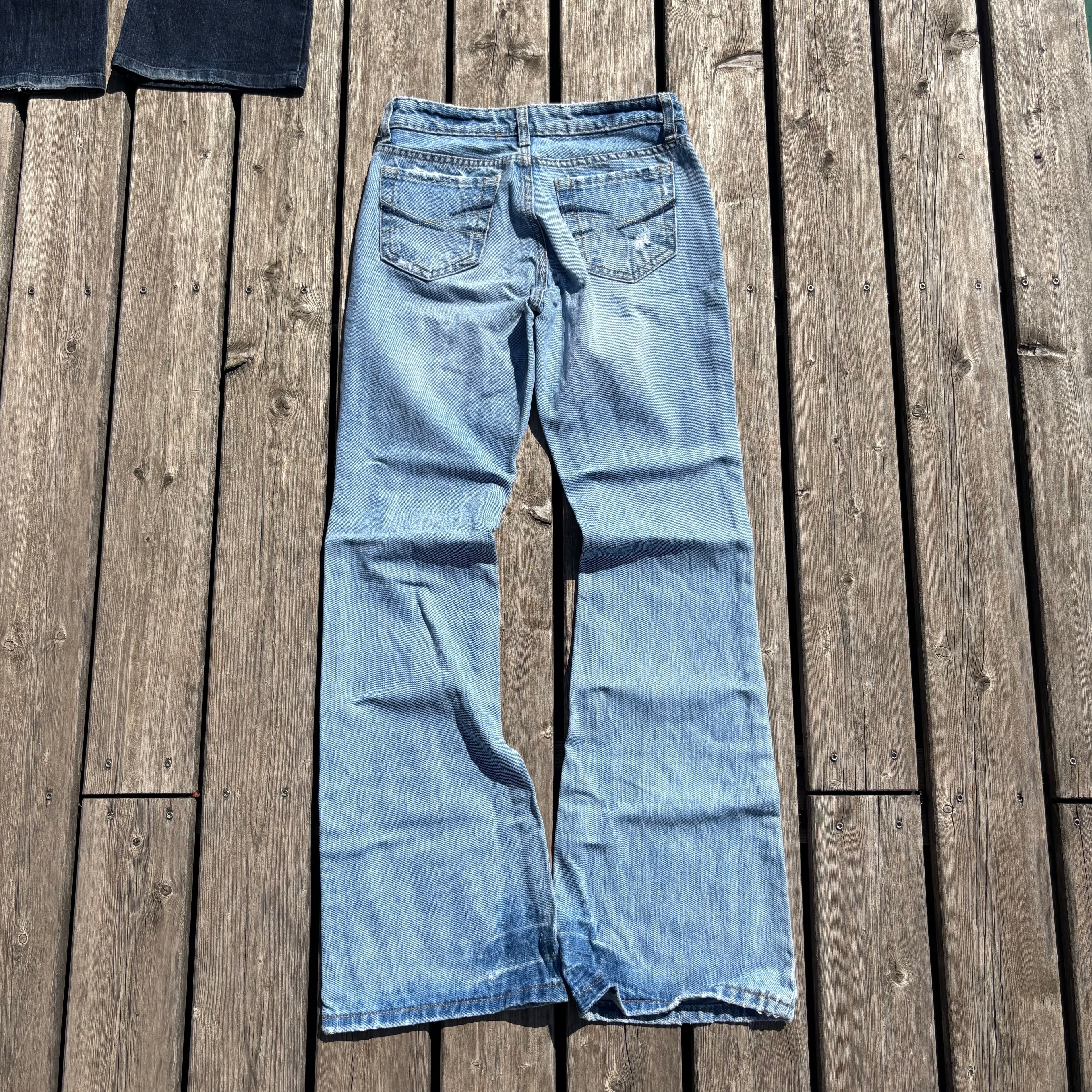 AA/Süße Y2K Lowwaist Bootcut Jeans /women 90s 00s vintage baddie (XXS-XS) /S34