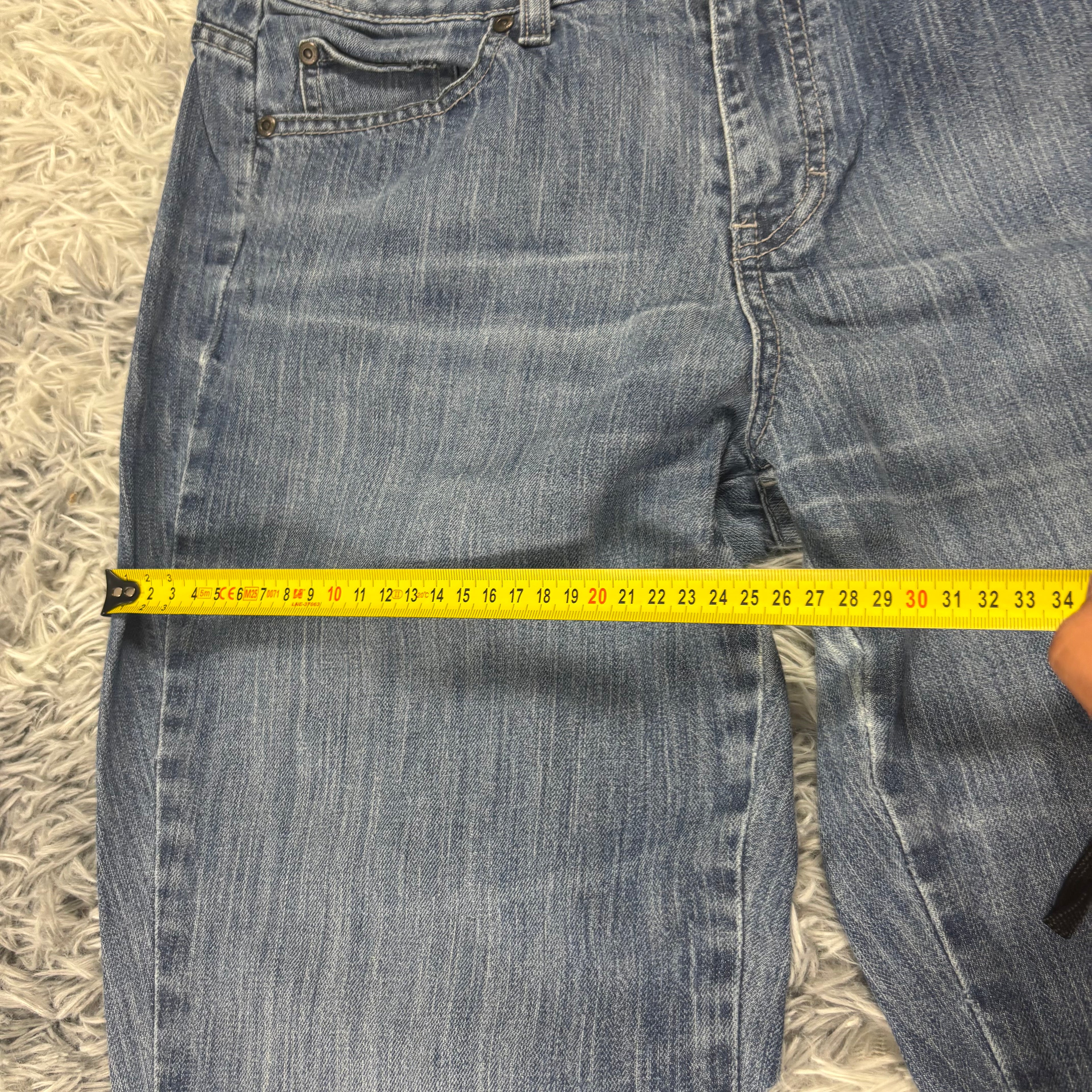 Süße Y2K Bootcut jeans mit backprint /women 00s 90s baddie (M) S20