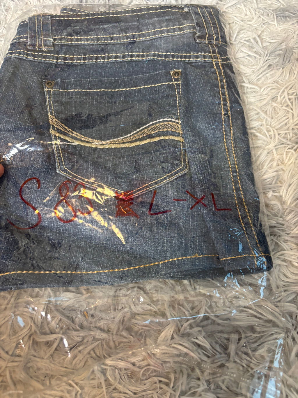 Süßer Y2K Rock mit Backprint für den Sommer /90s 00s vintage baddie (L) S83