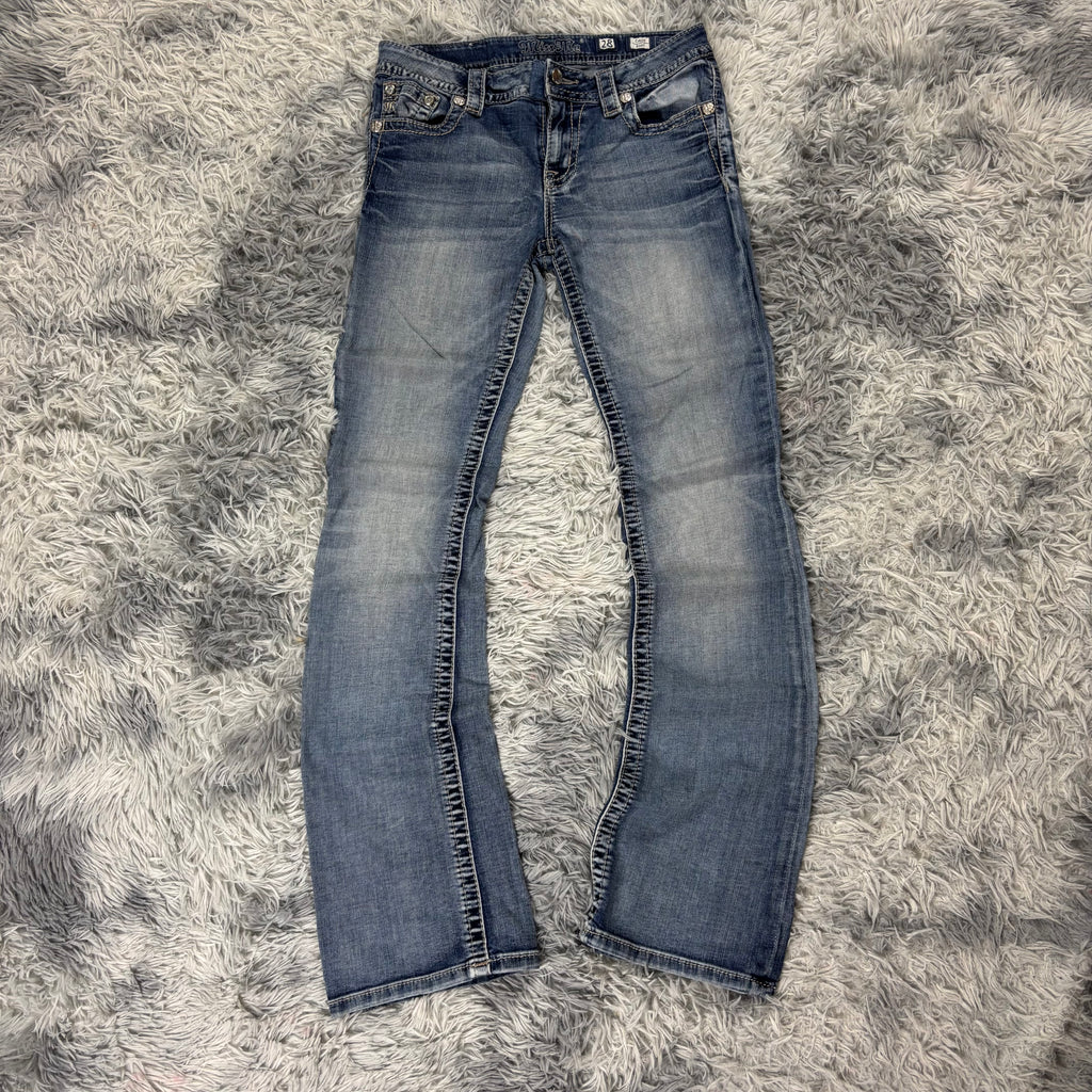 Süße Miss Me Jeans mit Hufeisen Backprint /women vintage 00s 90s style S-M (28) S9