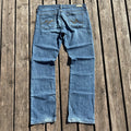 Süße Y2K Lowwaist Bootcut Jeans mit Backprint /women 00s 90s vintage baddie (L-XL) S42