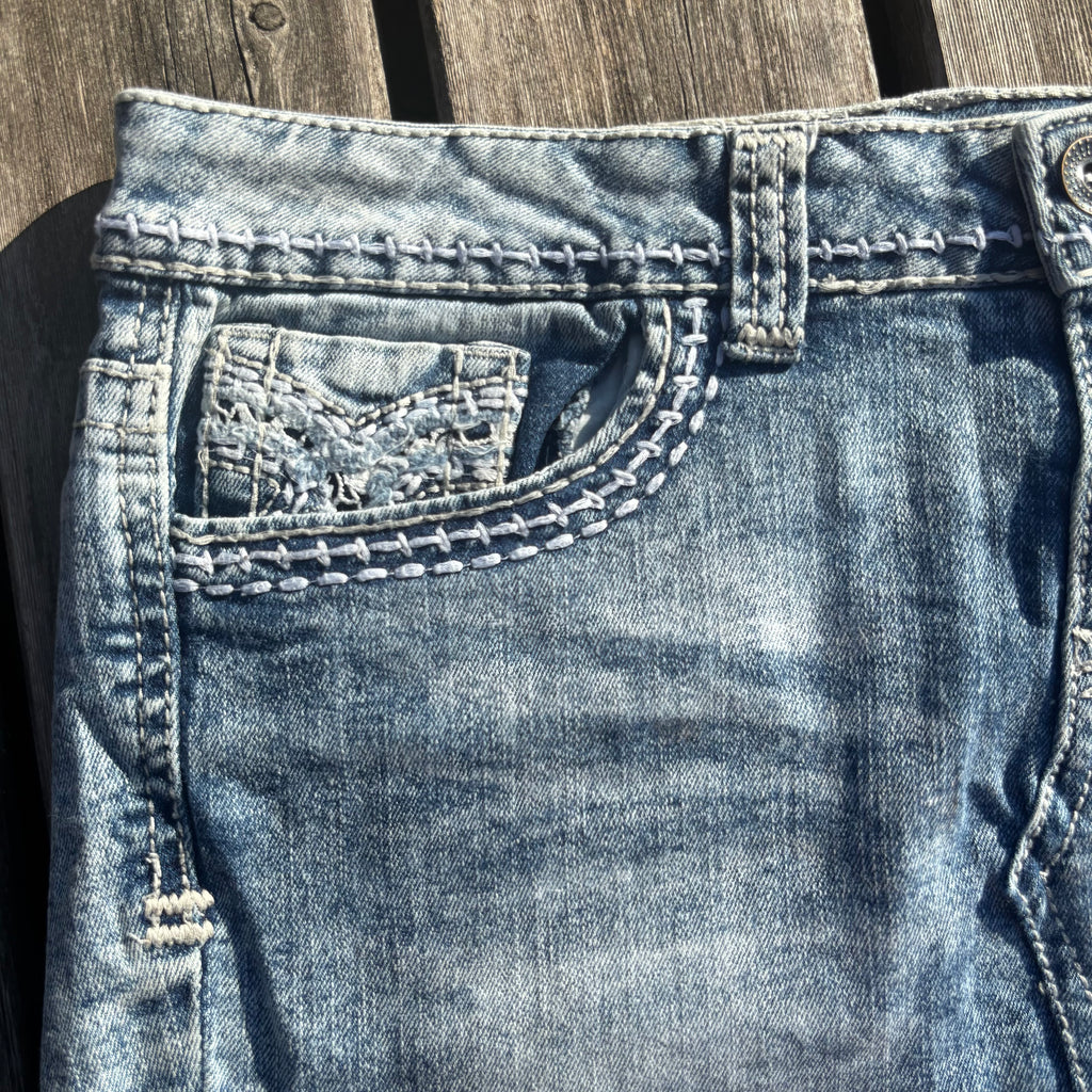 Süßer Y2K Rock mit Backprint für den Sommer /90s 00s vintage baddie (L) S82
