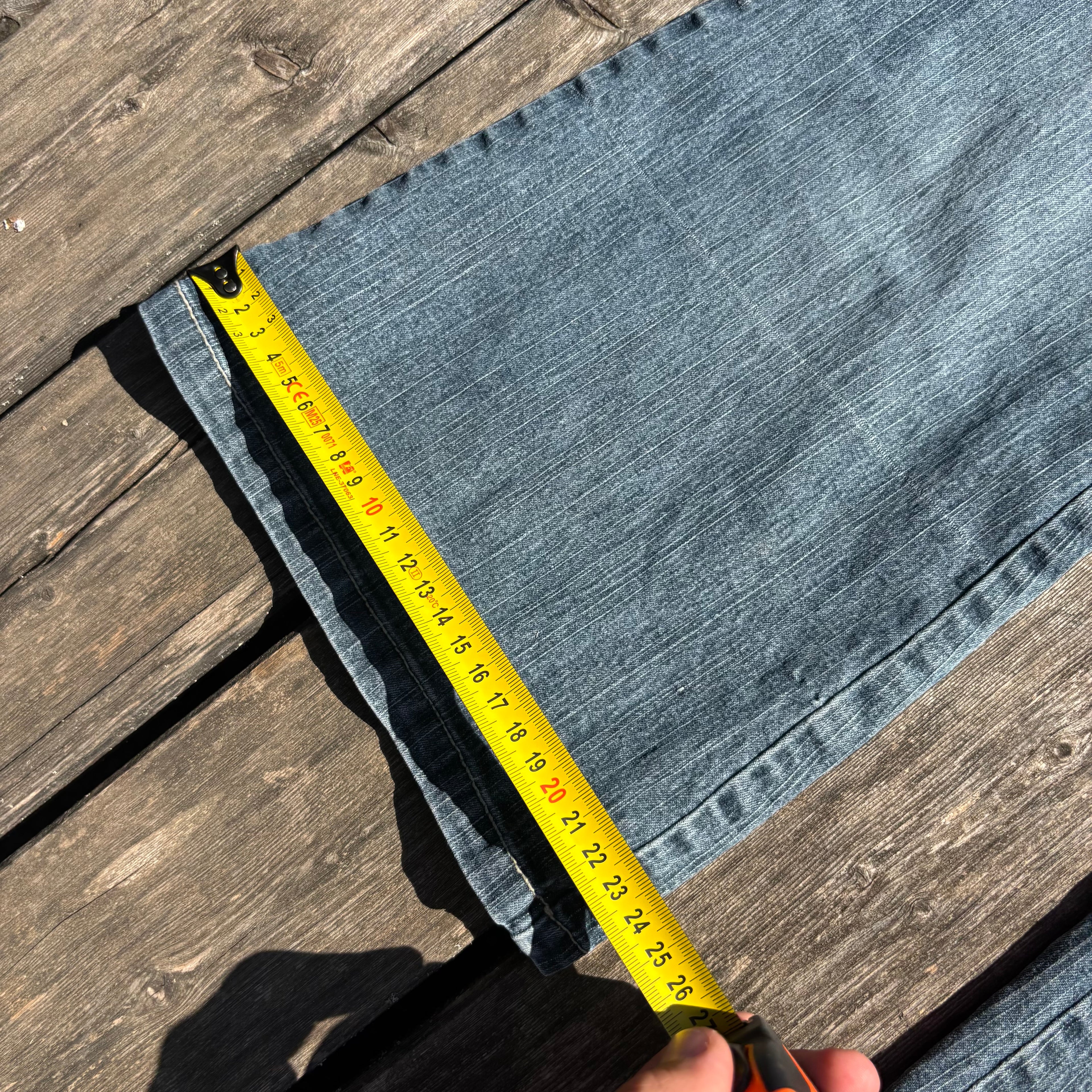 Süße Y2K Vintage Jeans mit Backprint für Frauen / streetwear women vintage 90s 00s (XXXS-XXS) (S38)