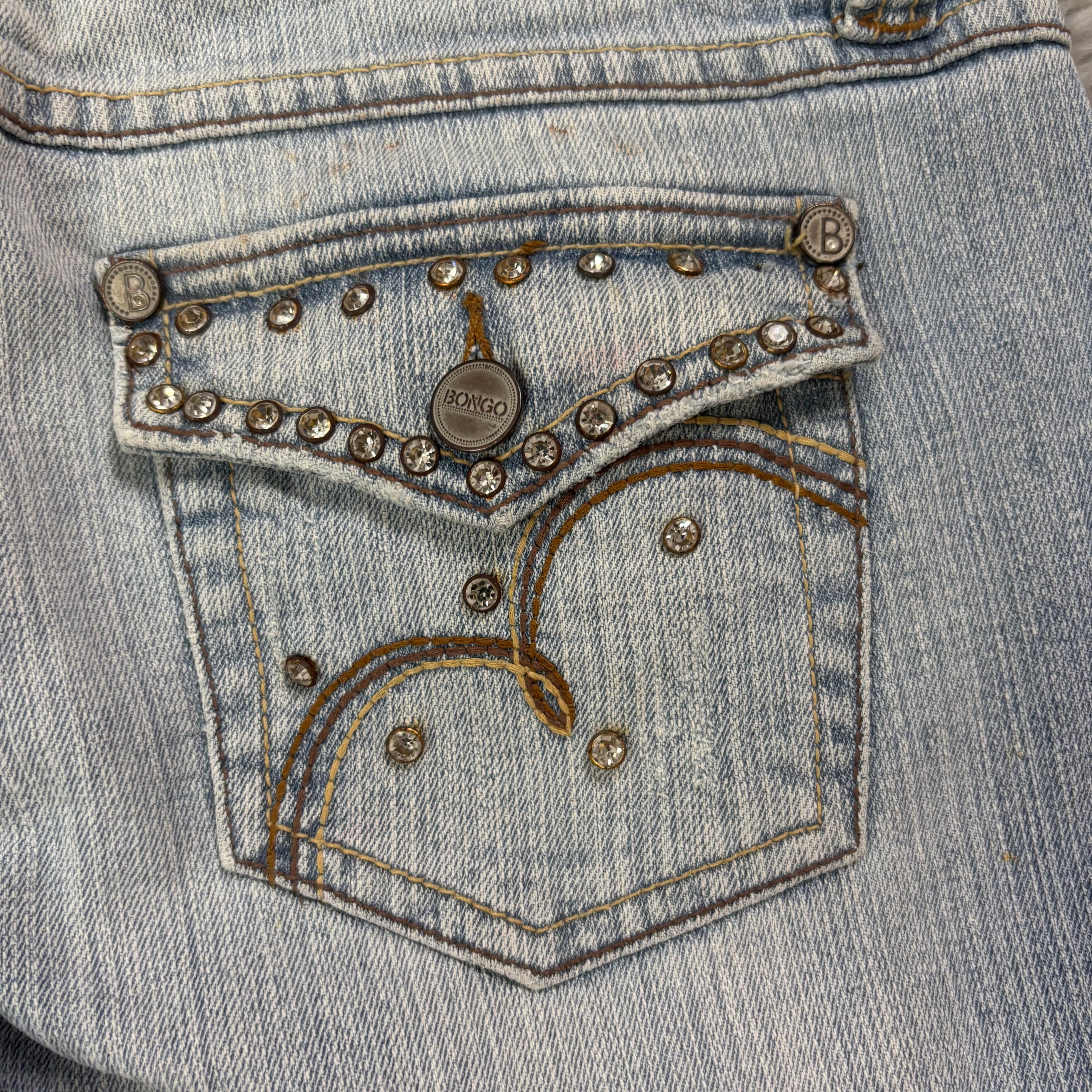 Süße Y2K Vintage Bootcut Lowwaist Jeans /streetwear women 00s 90s S13 (M)