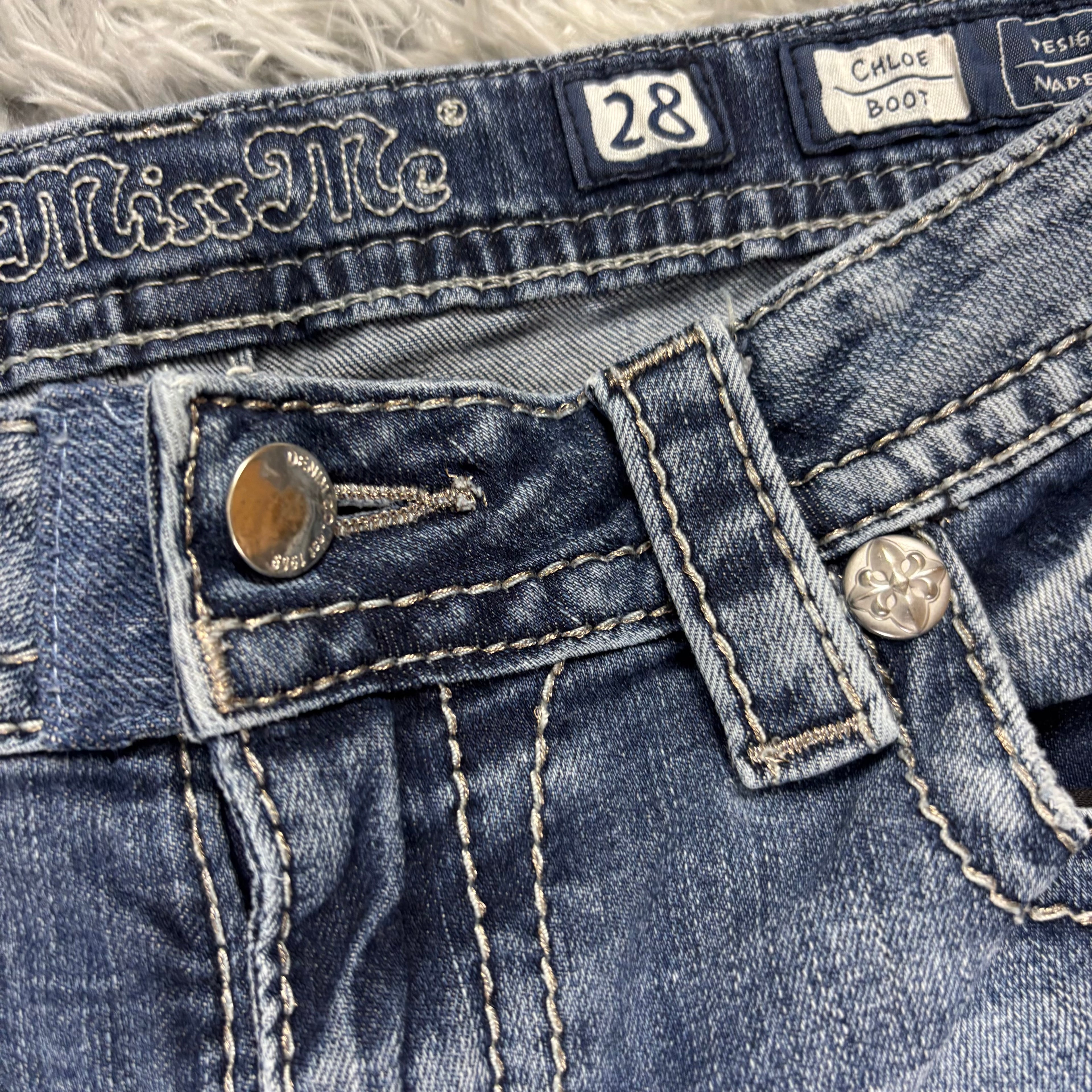 Süße Miss Me Jeans mit Hufeisen Backprint /women vintage 00s 90s style S-M (28) S9