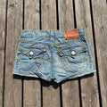 Süße True Religion Shorts/ Hotpants für Frauen /90s 00s streetwear vintage baddie (L) S109