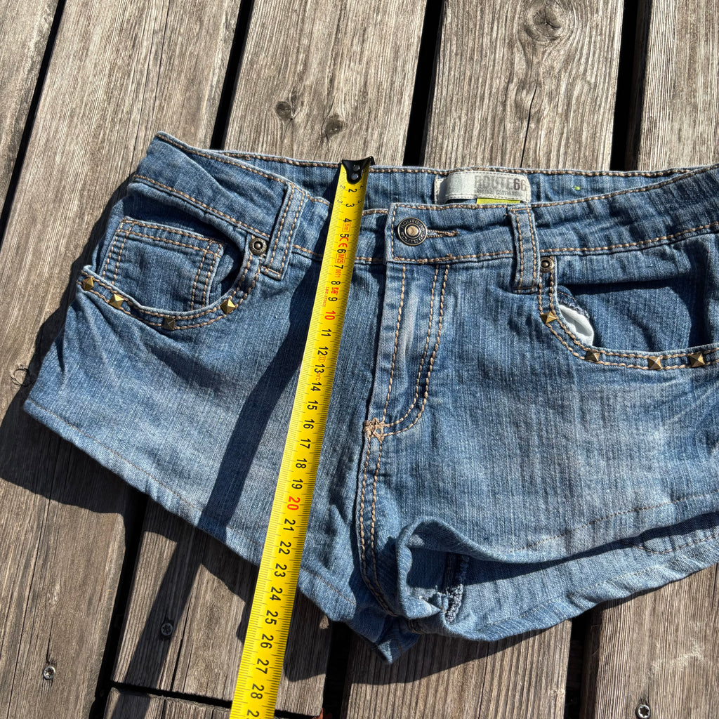 Y2K Shorts / hotpants women 00s 90s vintage baddie XS S47