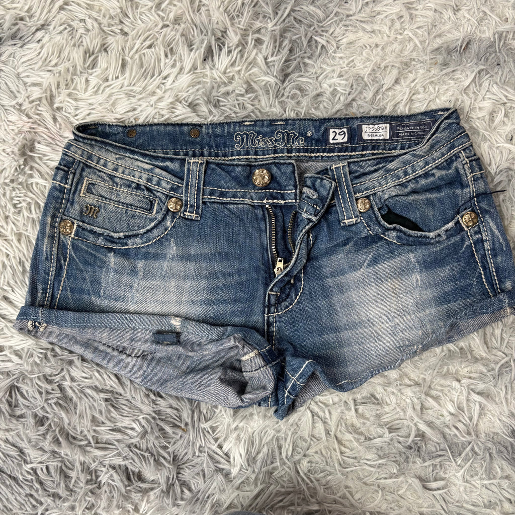 Süße Miss Me shorts /hotpants women vintage 00s 90s style S-M) S5