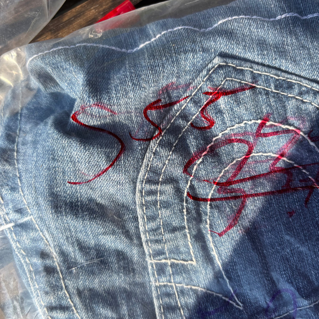 True Religion Shorts / Hotpants women 00s 90s vintage baddie S55 (L)