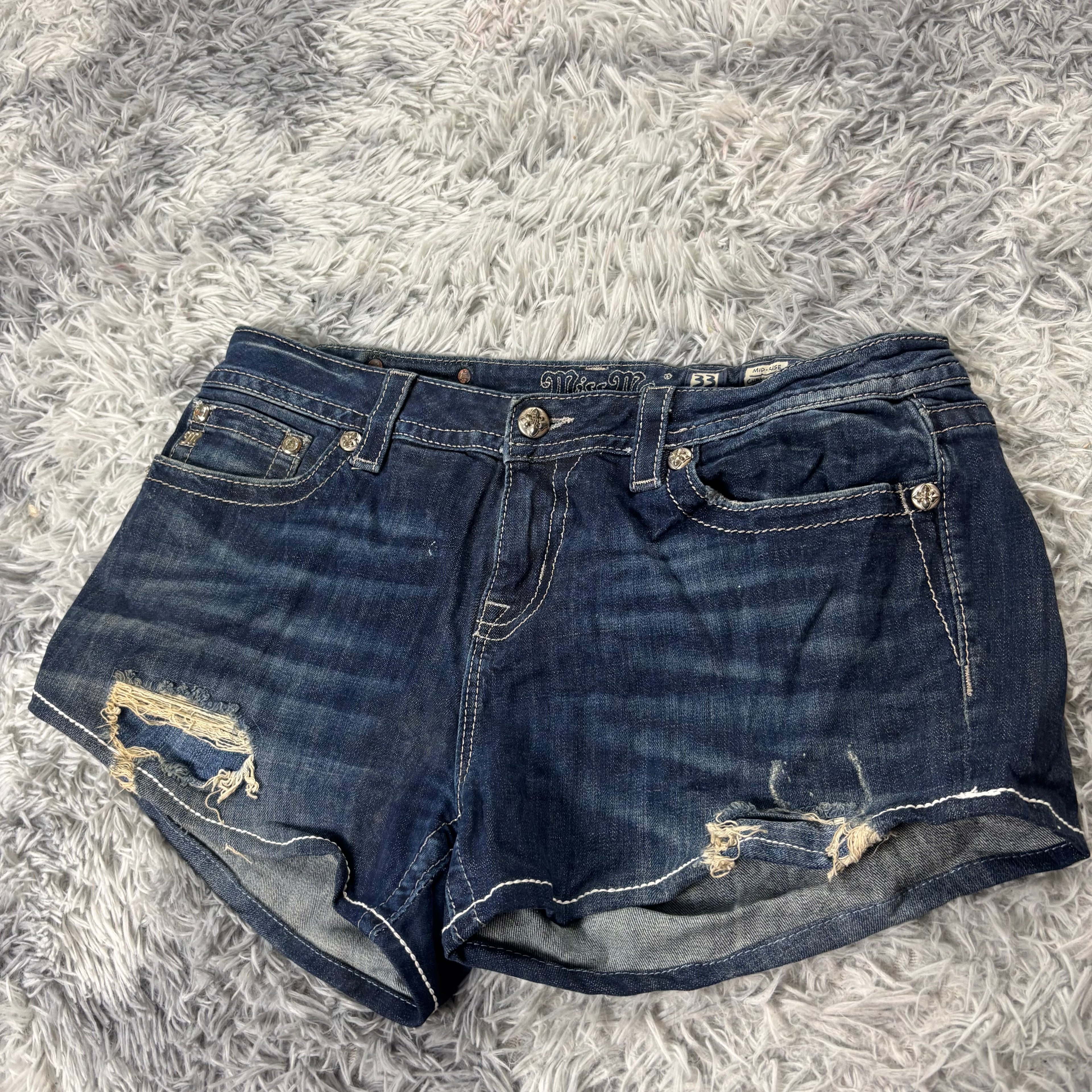 Süße Miss Me Shorts für Frauen /vintage 00s 90s style XXL S7
