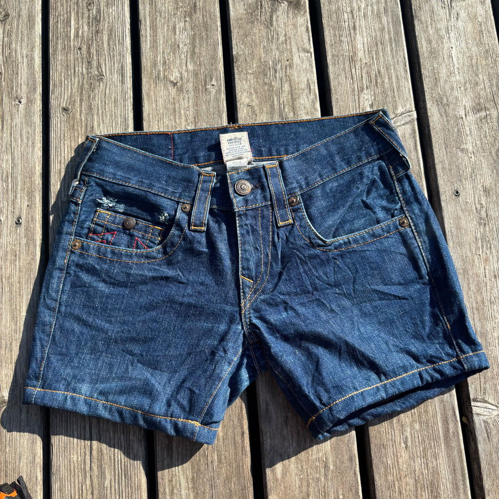 Süße True Religion Shorts / Hotpants für Frauen /M 00s 90s vintage baddie S75