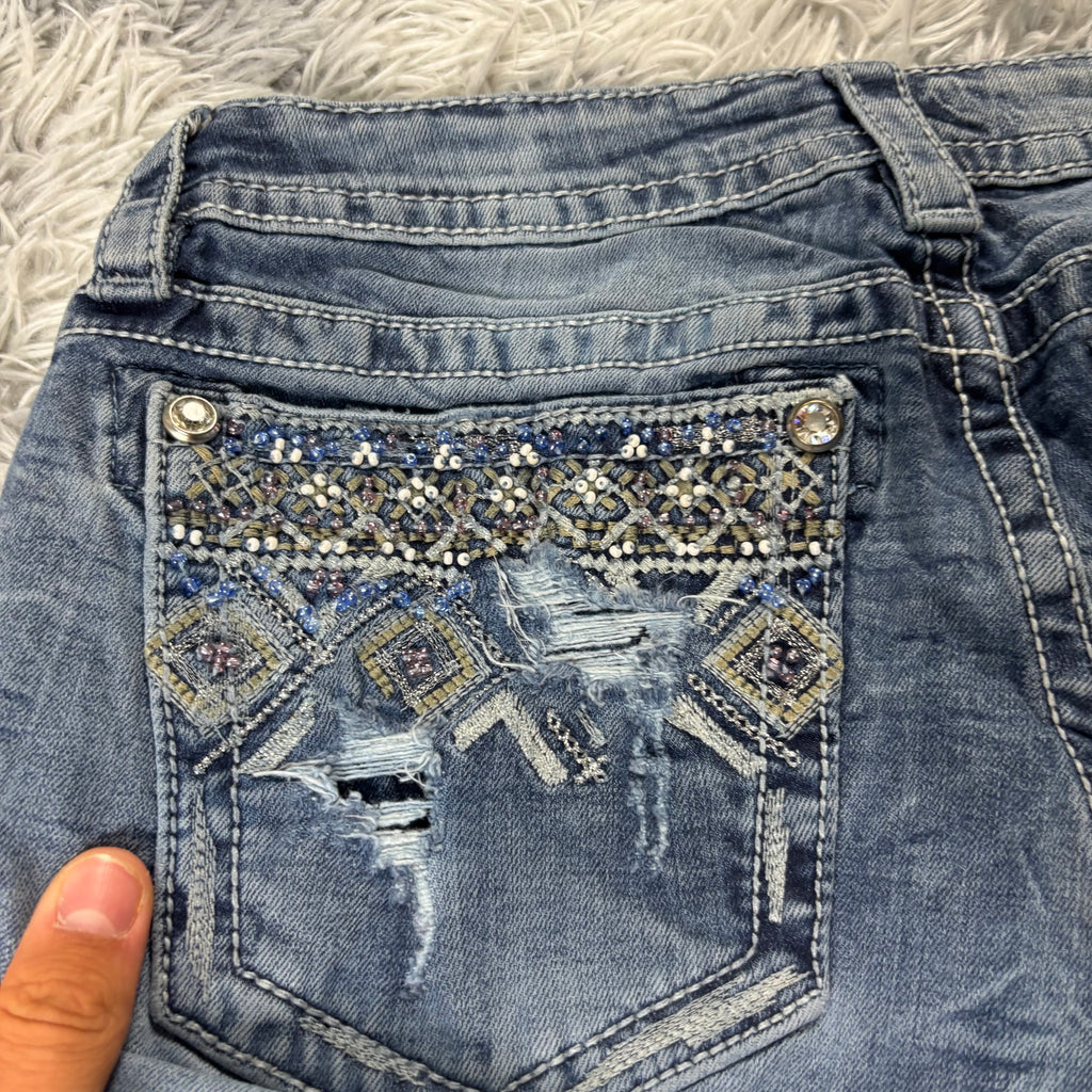 AA/ Süße Miss Me Shorts hotpants mit backprint /women y2k 90s 00s baddie (L) / S29