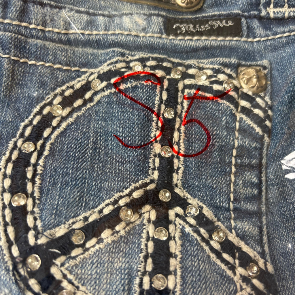 Süße Miss Me shorts /hotpants women vintage 00s 90s style S-M) S5