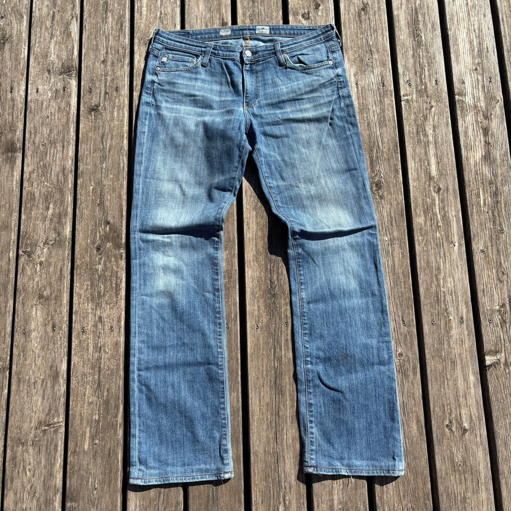 Süße Y2K Lowwaist Bootcut Jeans mit Backprint /women 00s 90s vintage baddie (L-XL) S42