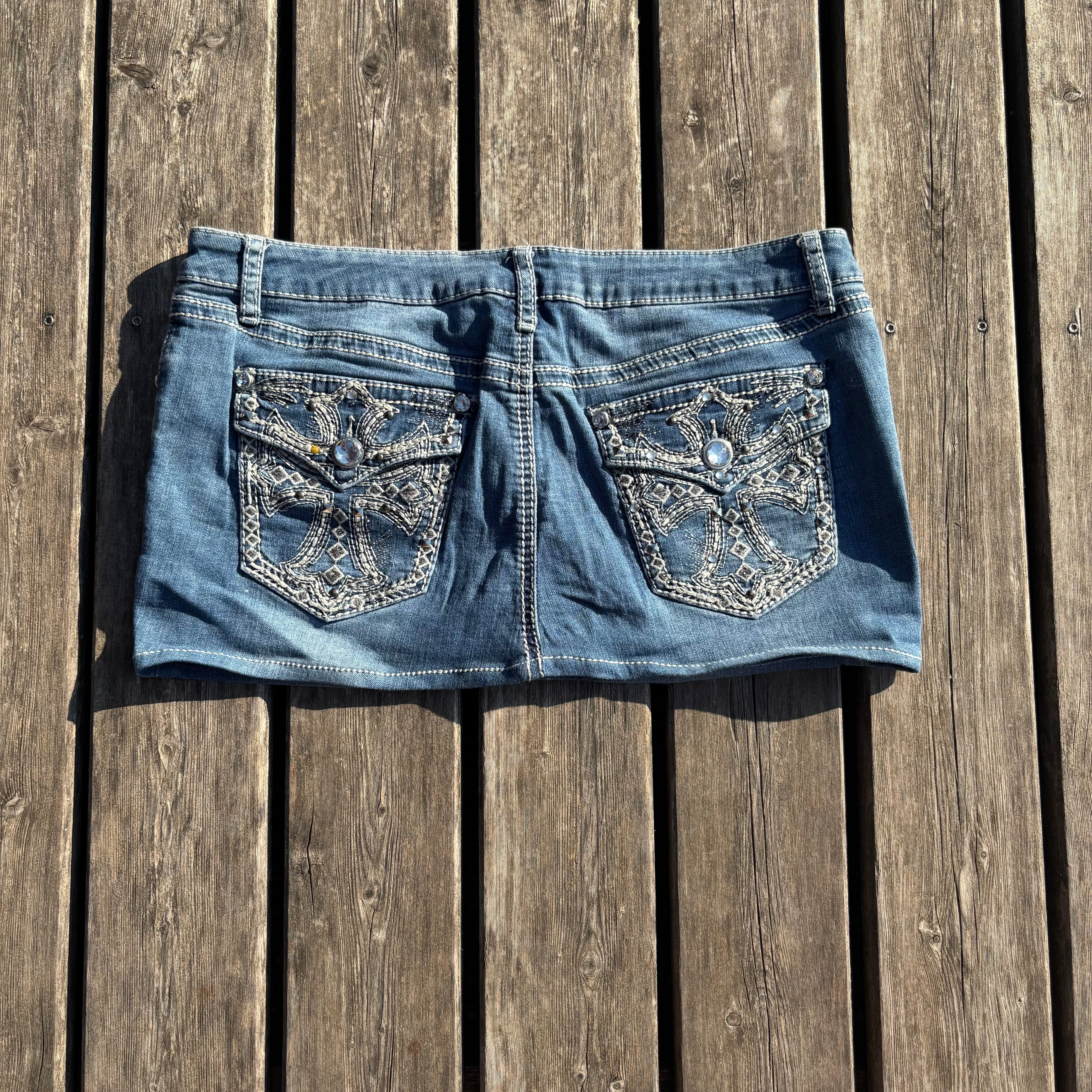 Süßer Y2K Rock mit Backprint für den Sommer /90s 00s vintage baddie XL S80