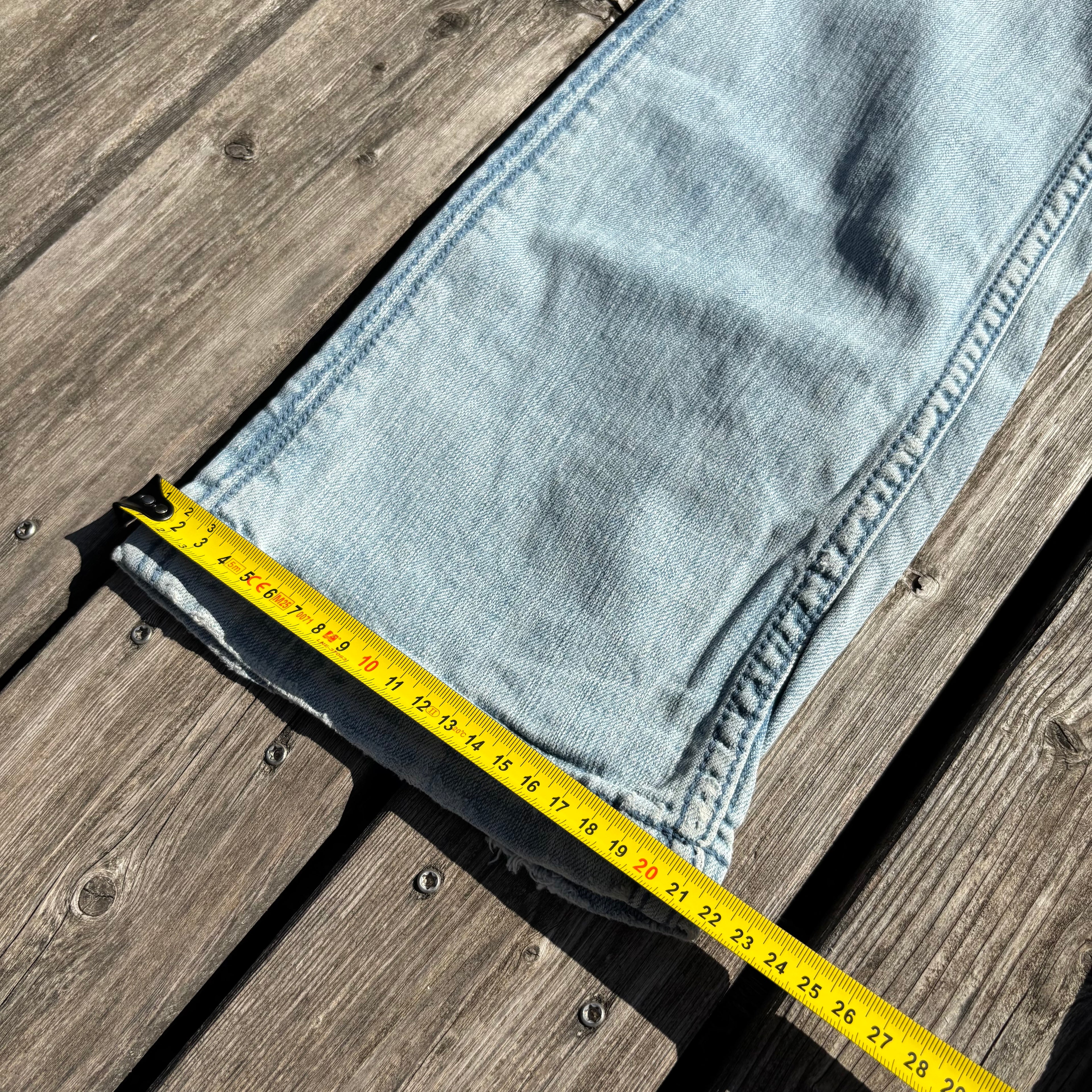 Süße Y2K Lowwaist Bootcut Jeans mit tollen Backprint /women 00s 90s vintage baddie (S-M) S59