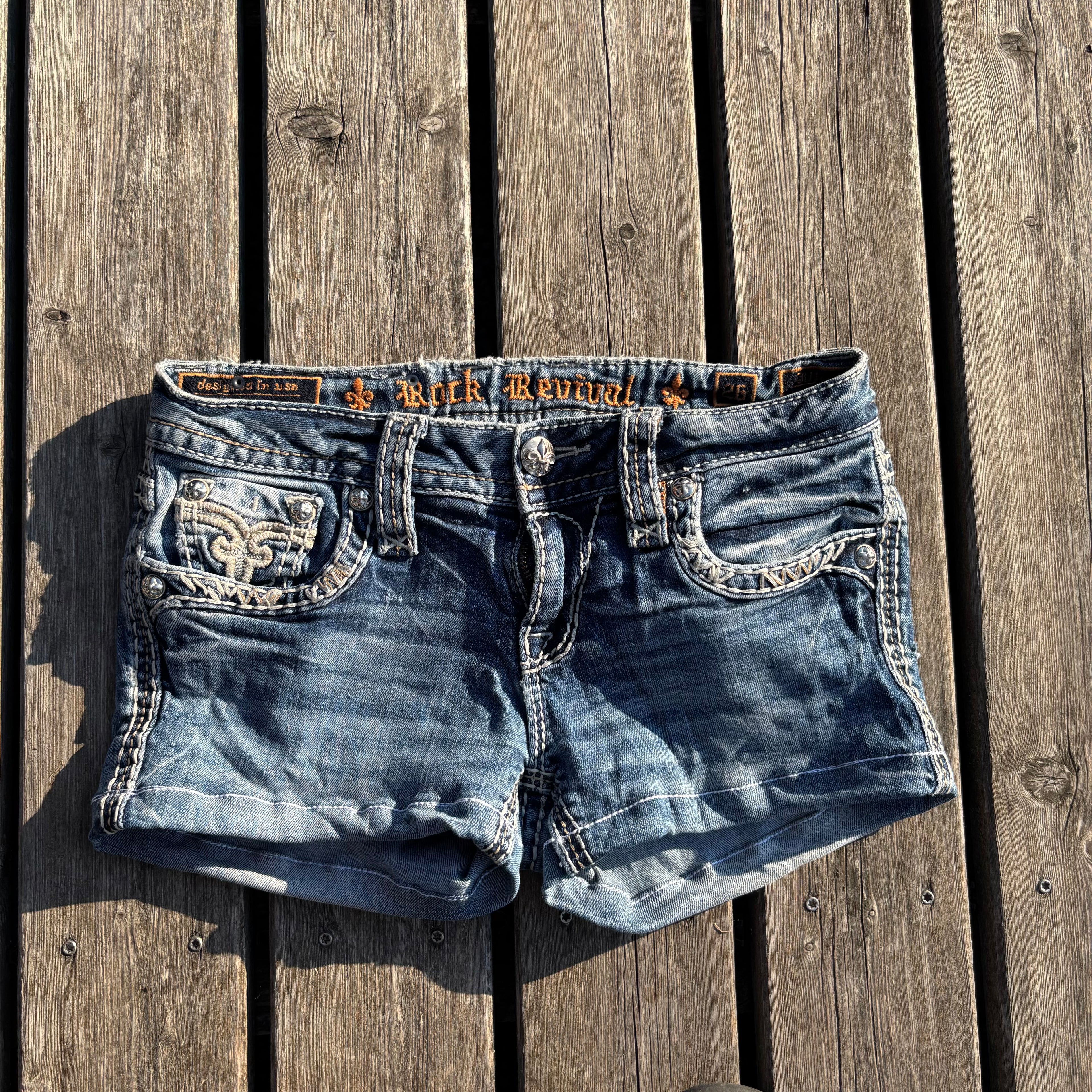 Rock Revival Shorts Hotpants /women 00s 90s vintage baddie (XS) S54