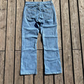 Süße Y2K Lowwaist Bootcut Jeans mit backprint /women 00s 90s vintage baddie (S) S43