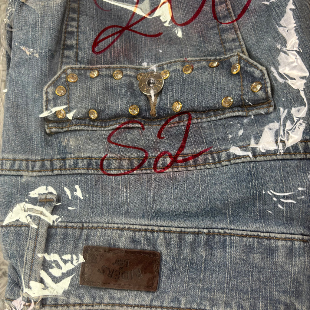 Lowwaist Bootcut Jeans /women vintage streetwear y2k 00s 90s. (S2)