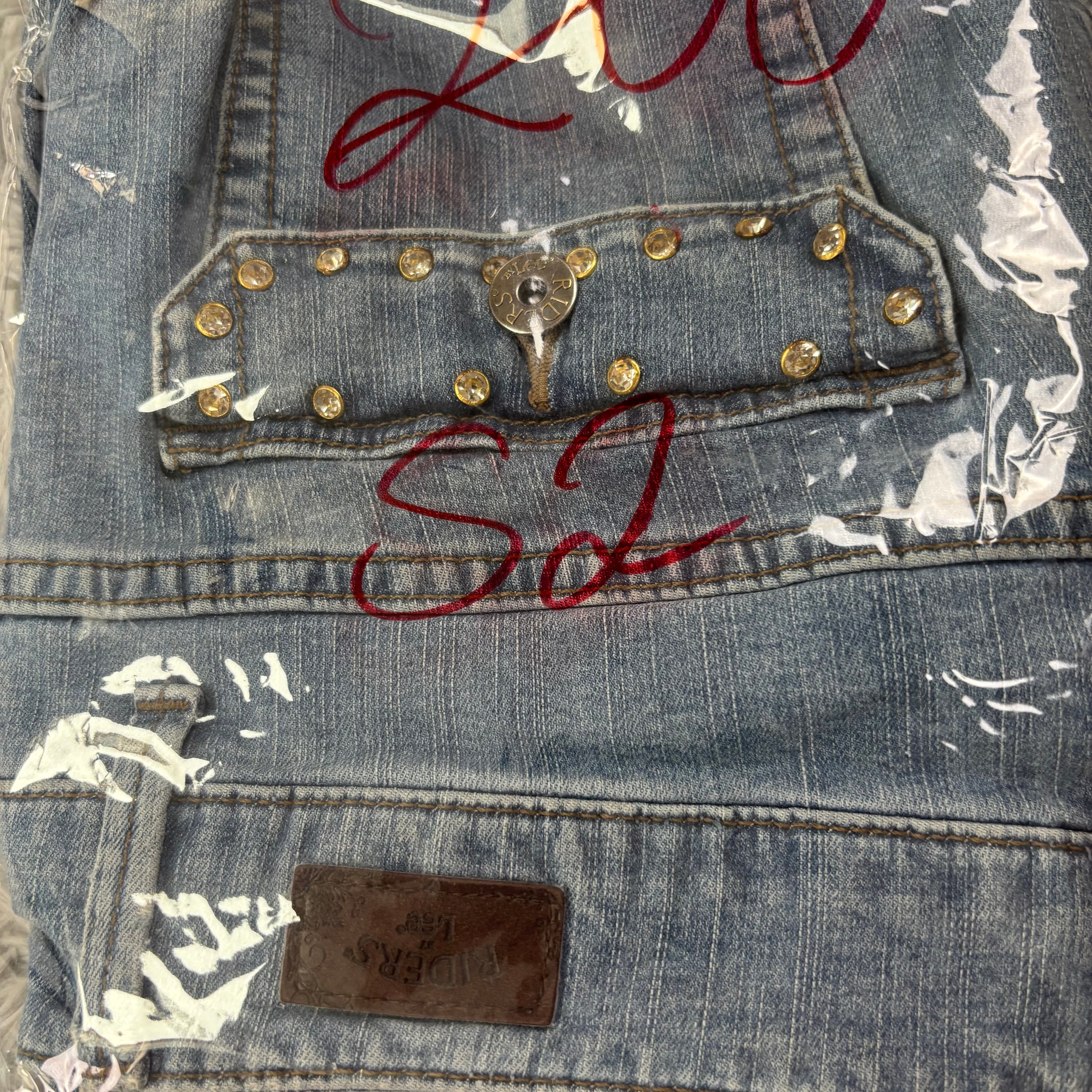 Lowwaist Bootcut Jeans /women vintage streetwear y2k 00s 90s. (S2)