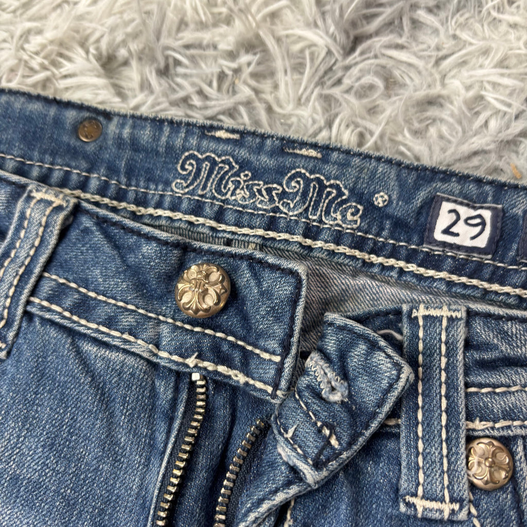 Süße Miss Me shorts /hotpants women vintage 00s 90s style S-M) S5