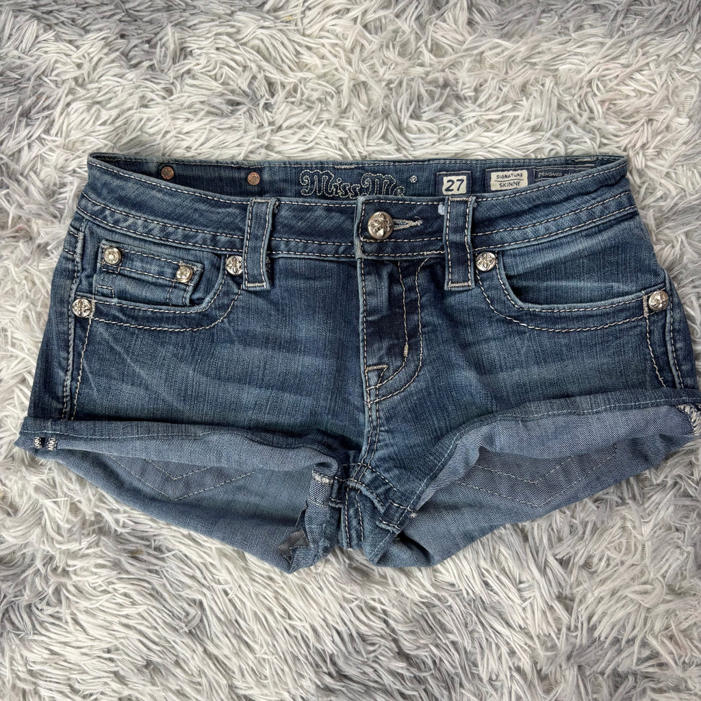 Süße Miss me shorts /hotpants vintage women 00s 90s (S-M) S3