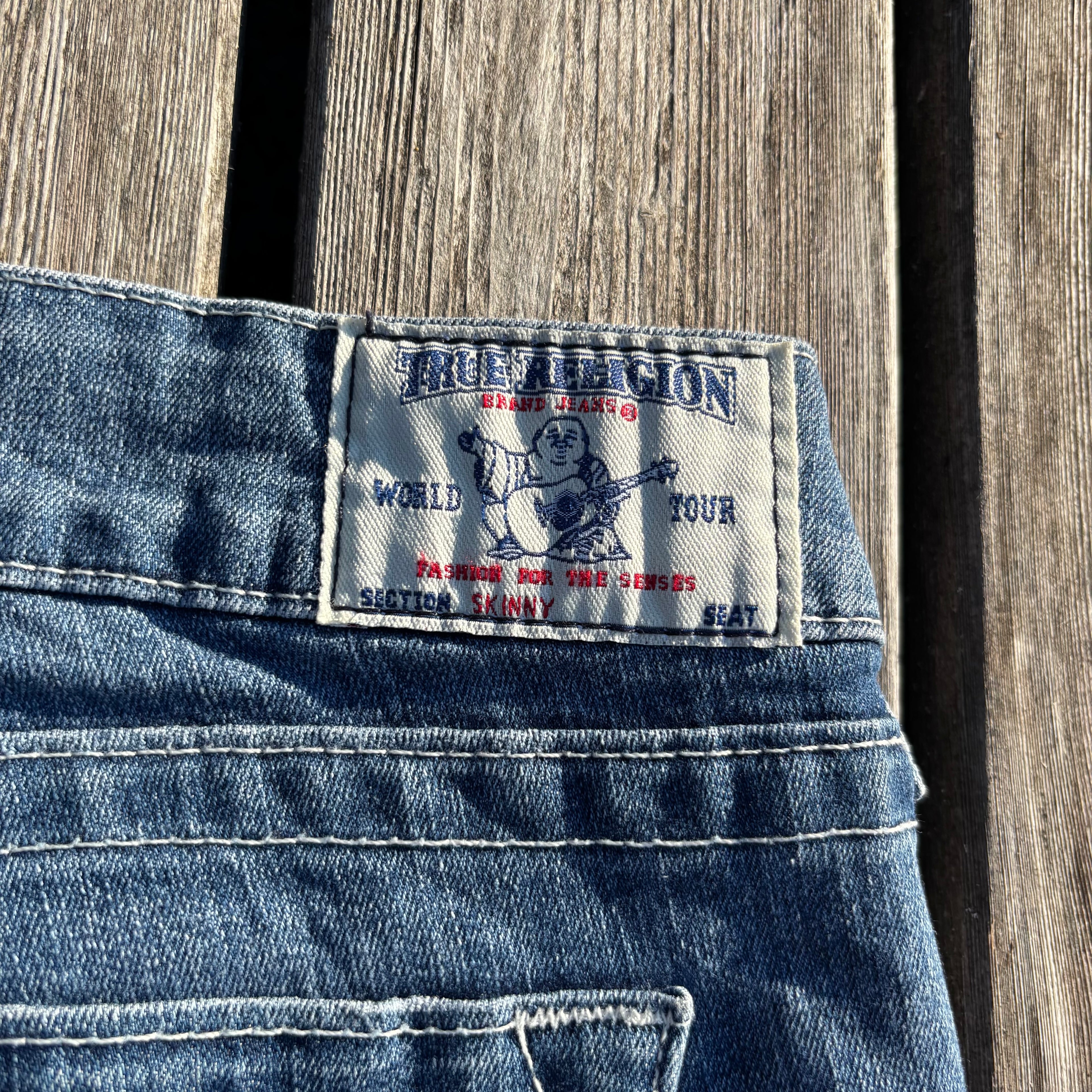 True Religion Shorts / Hotpants women 00s 90s vintage baddie S55 (L)