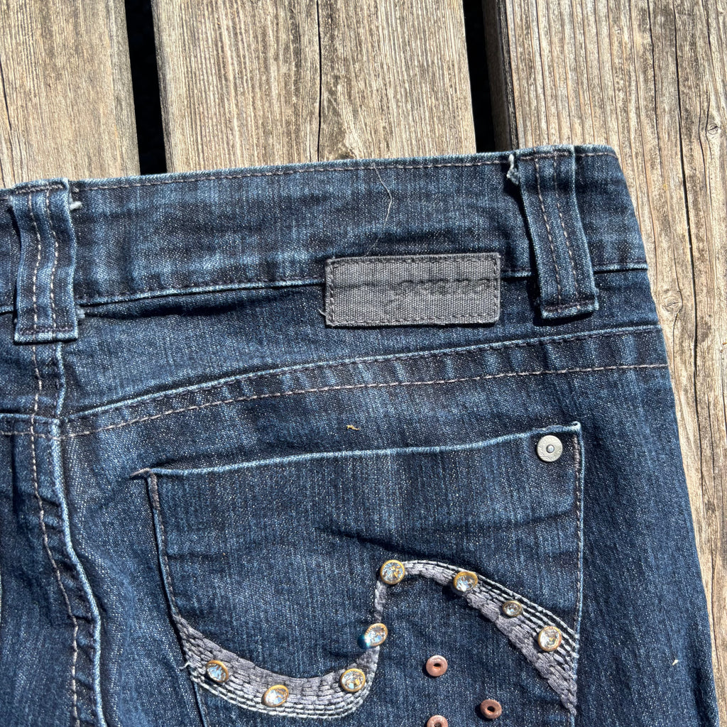Süße Y2K  Jeans mit tollen Backprint /streetwear women 00s 90s vintage style