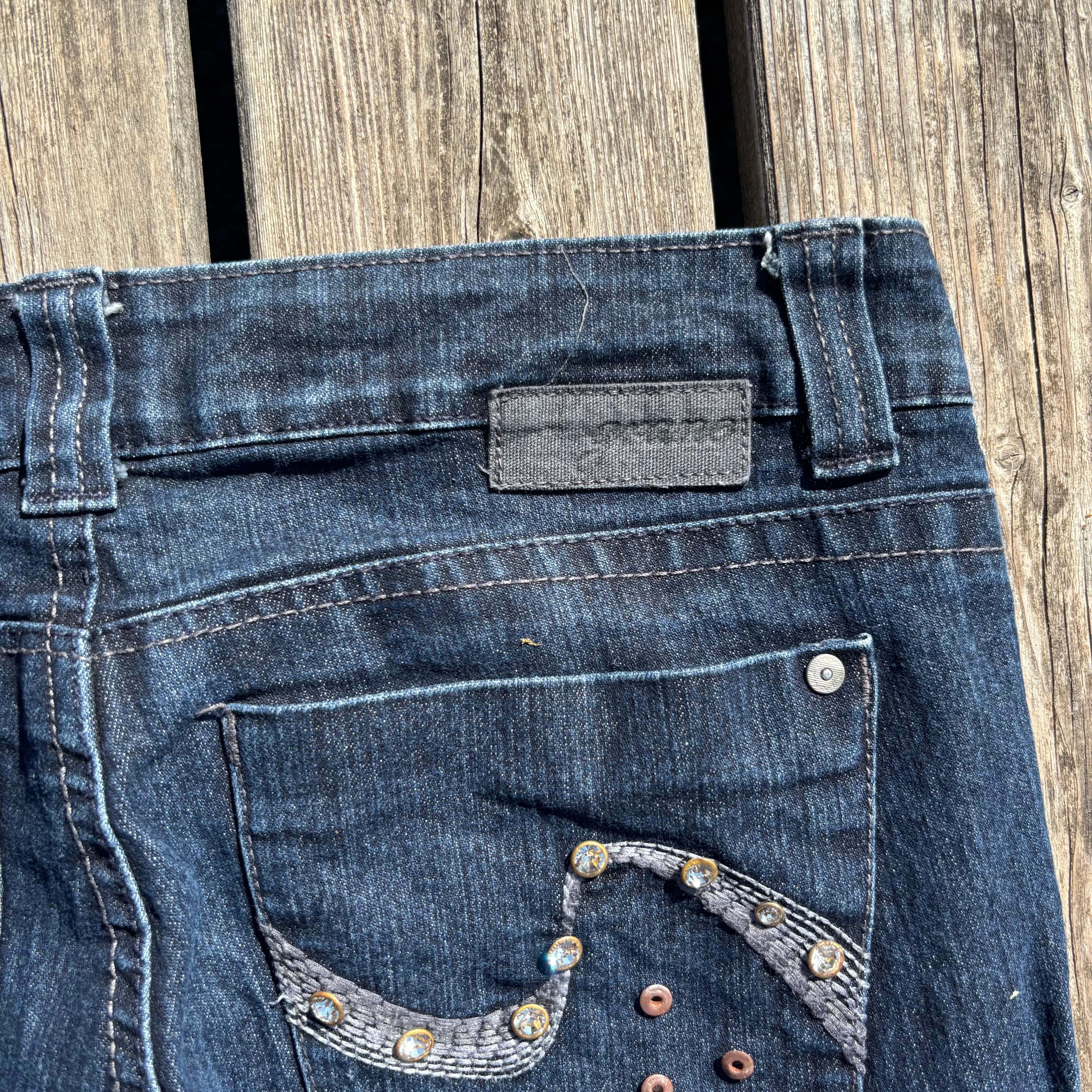 Süße Y2K  Jeans mit tollen Backprint /streetwear women 00s 90s vintage style