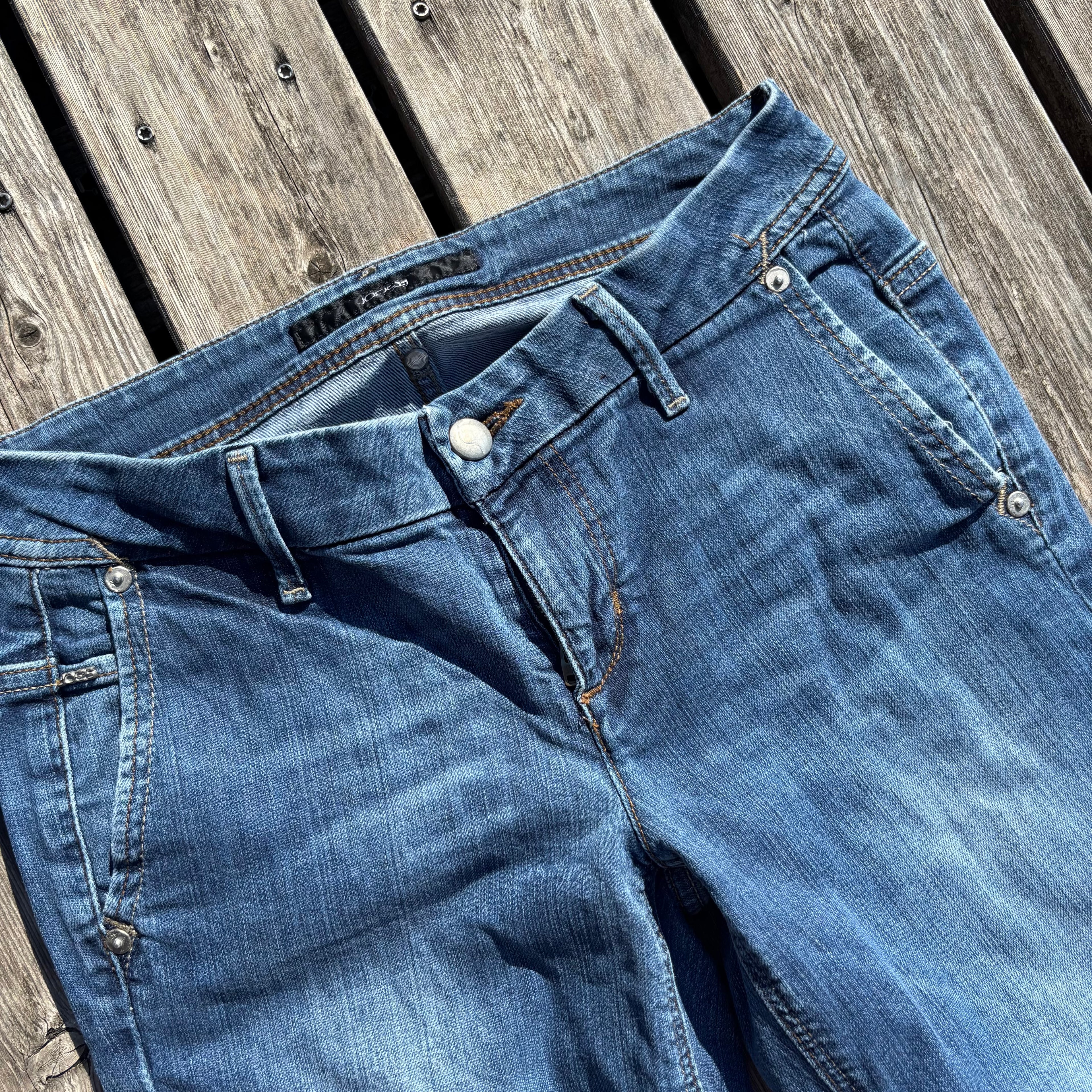 Süße Y2K Jeans mit backprint /streetwear women 00s 90s vintage baddie (XS-S) S41