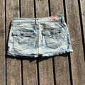 Süße True Religion Shorts/ Hotpants für Frauen /90s 00s streetwear vintage baddie (L) S65