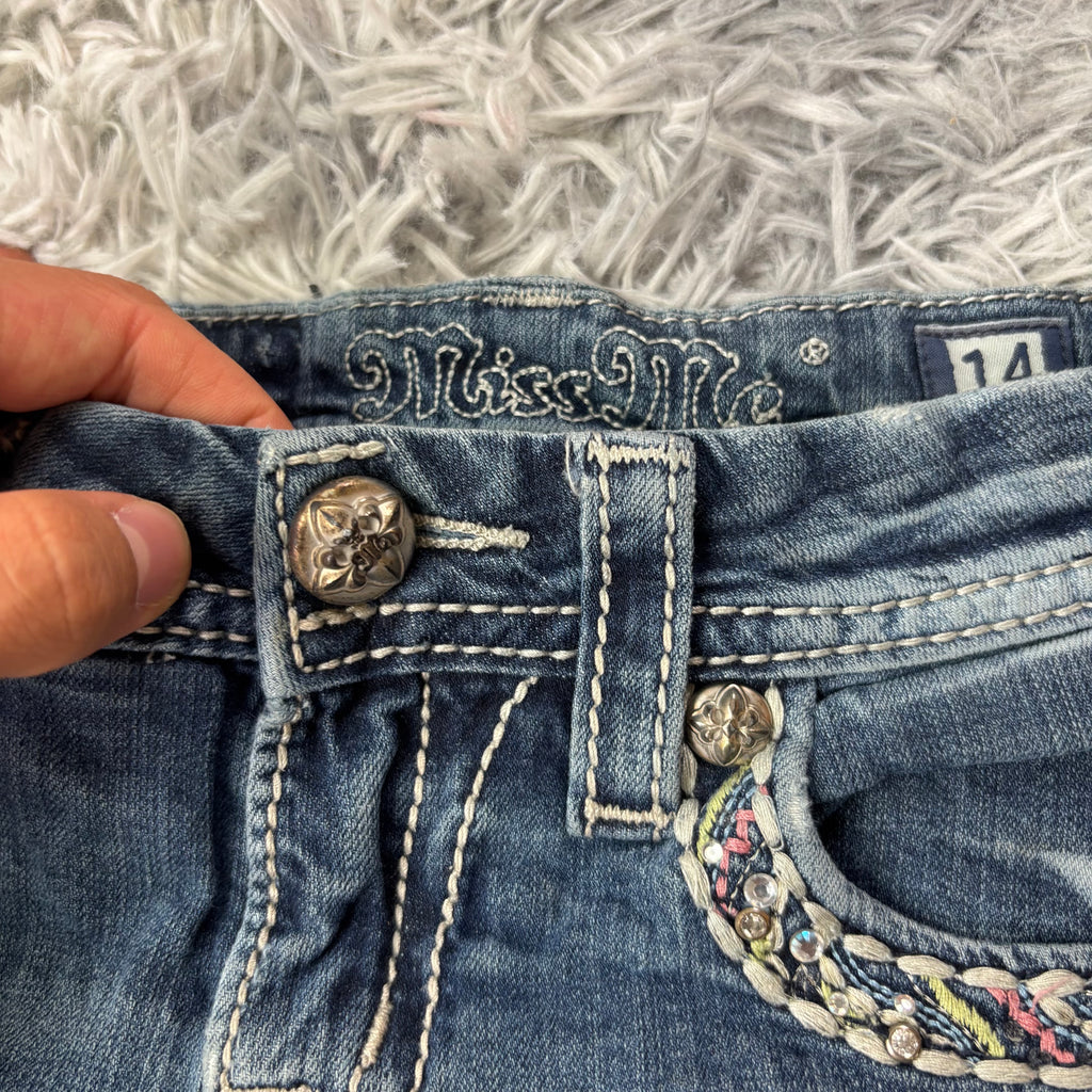Süße Miss Me Shorts /hotpants vintage 90s 00s. XXXS S4