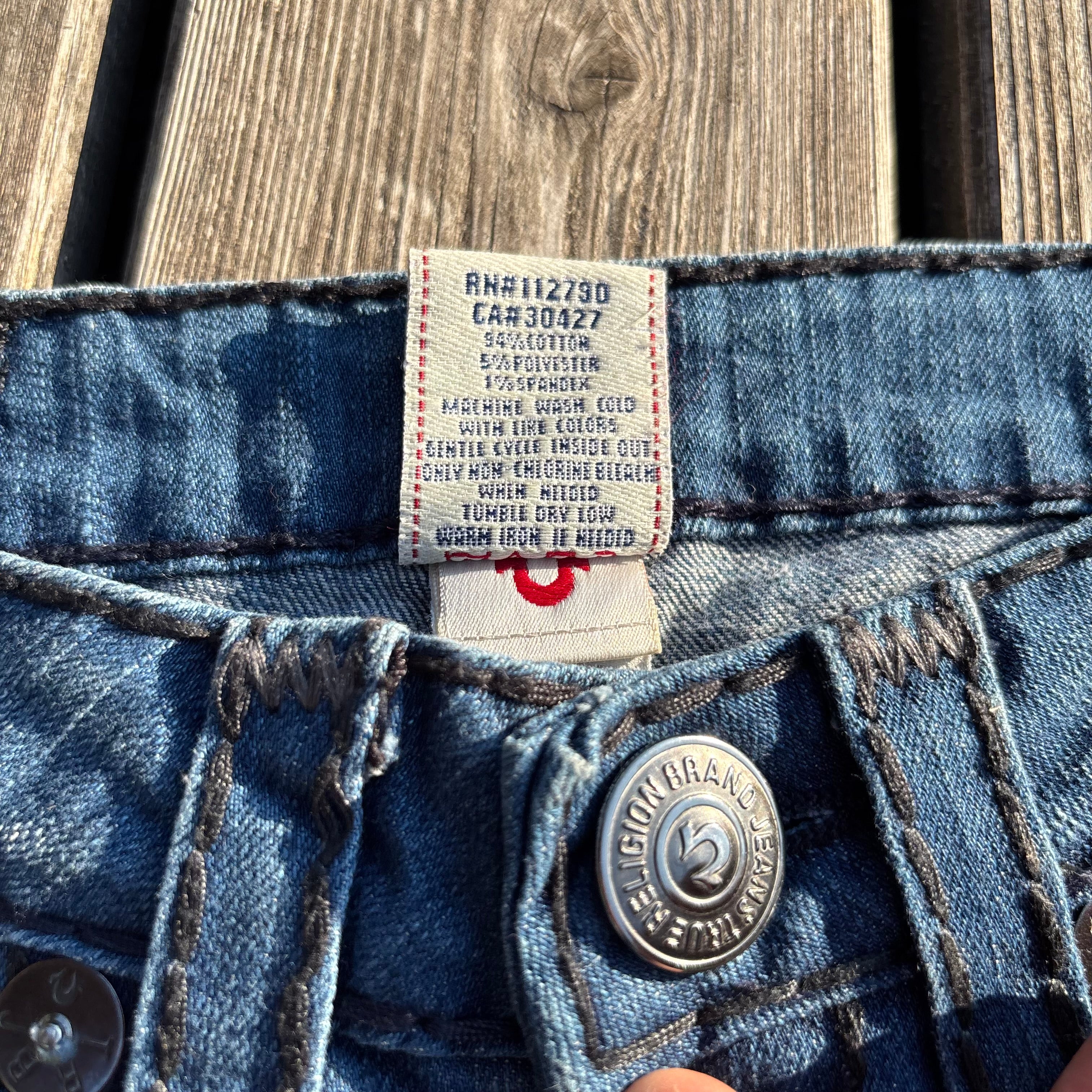 Süße True Religion Shorts / Hotpants women vintage 00s 90s (XXS-XS) S57