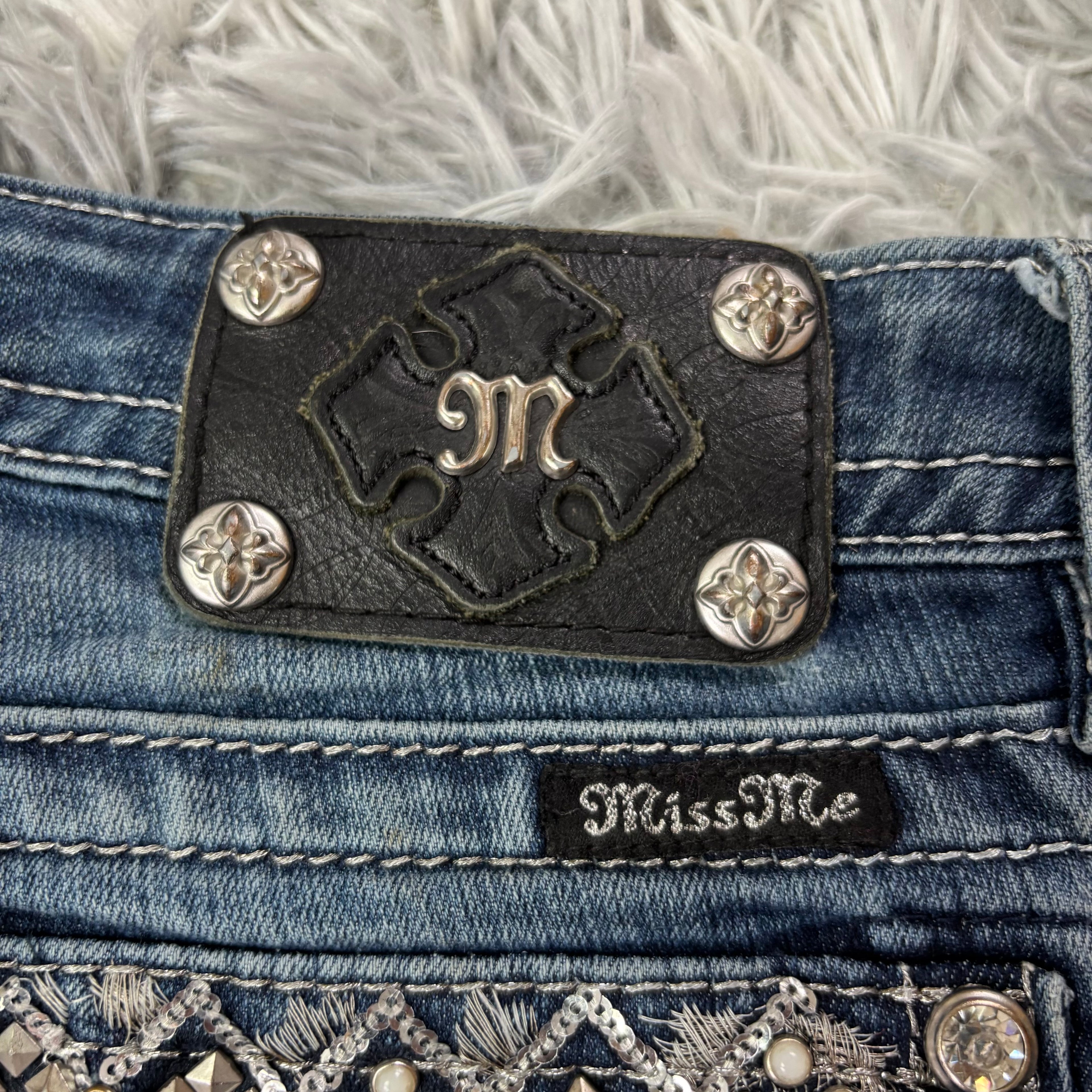 Süße Miss me shorts /hotpants vintage women 00s 90s (S-M) S3