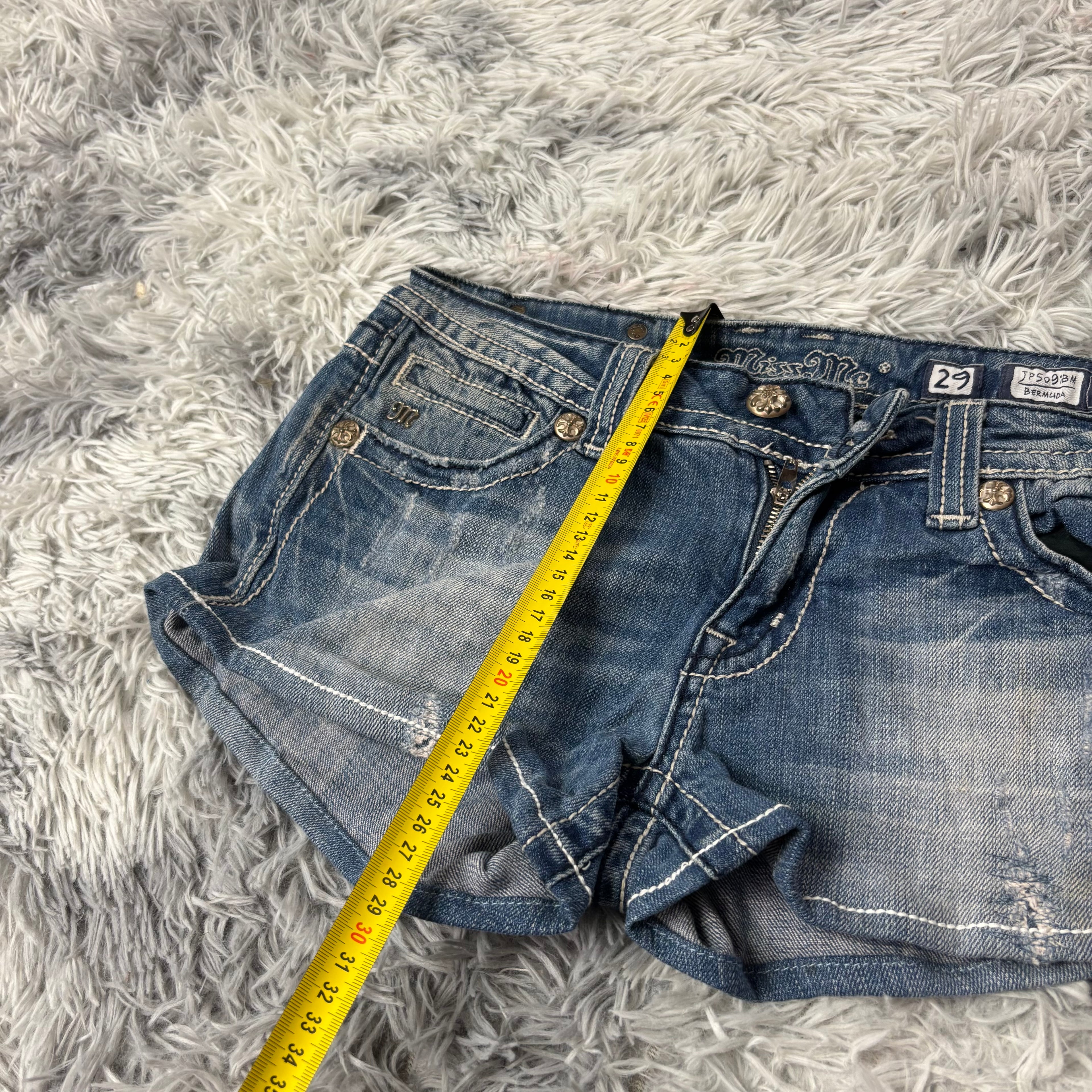 Süße Miss Me shorts /hotpants women vintage 00s 90s style S-M) S5