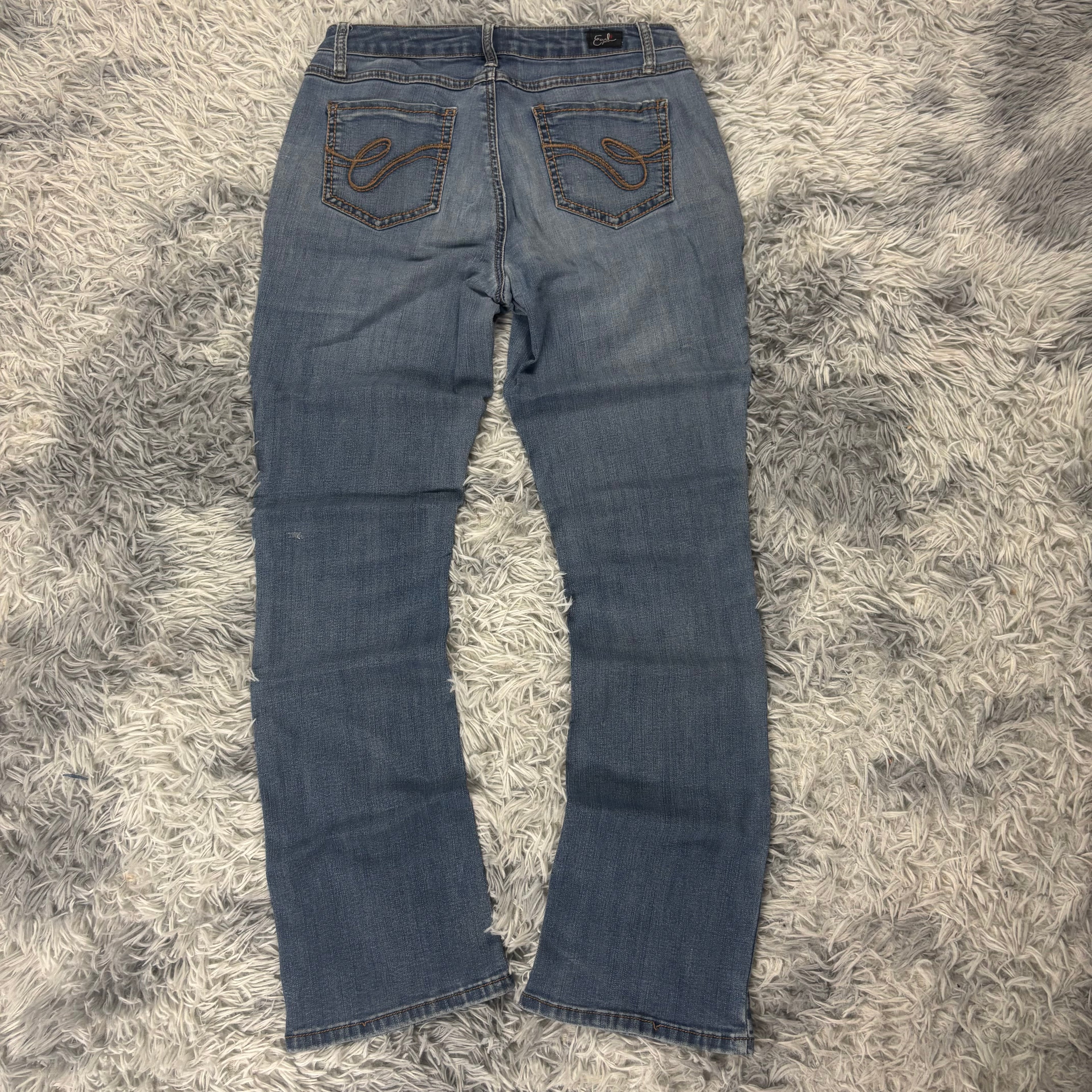 Süße Y2K Bootcut Lowwaist Jeans mit tollen Backprint vintage 00s 90s (S) S15