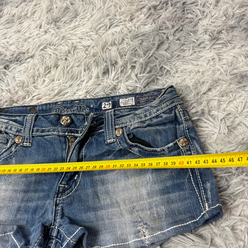 Süße Miss Me shorts /hotpants women vintage 00s 90s style S-M) S5