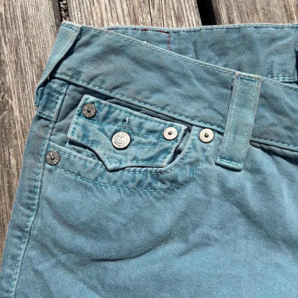 Süße True Religion Shorts/ Hotpants für Frauen /90s 00s streetwear vintage baddie (M-L) S110
