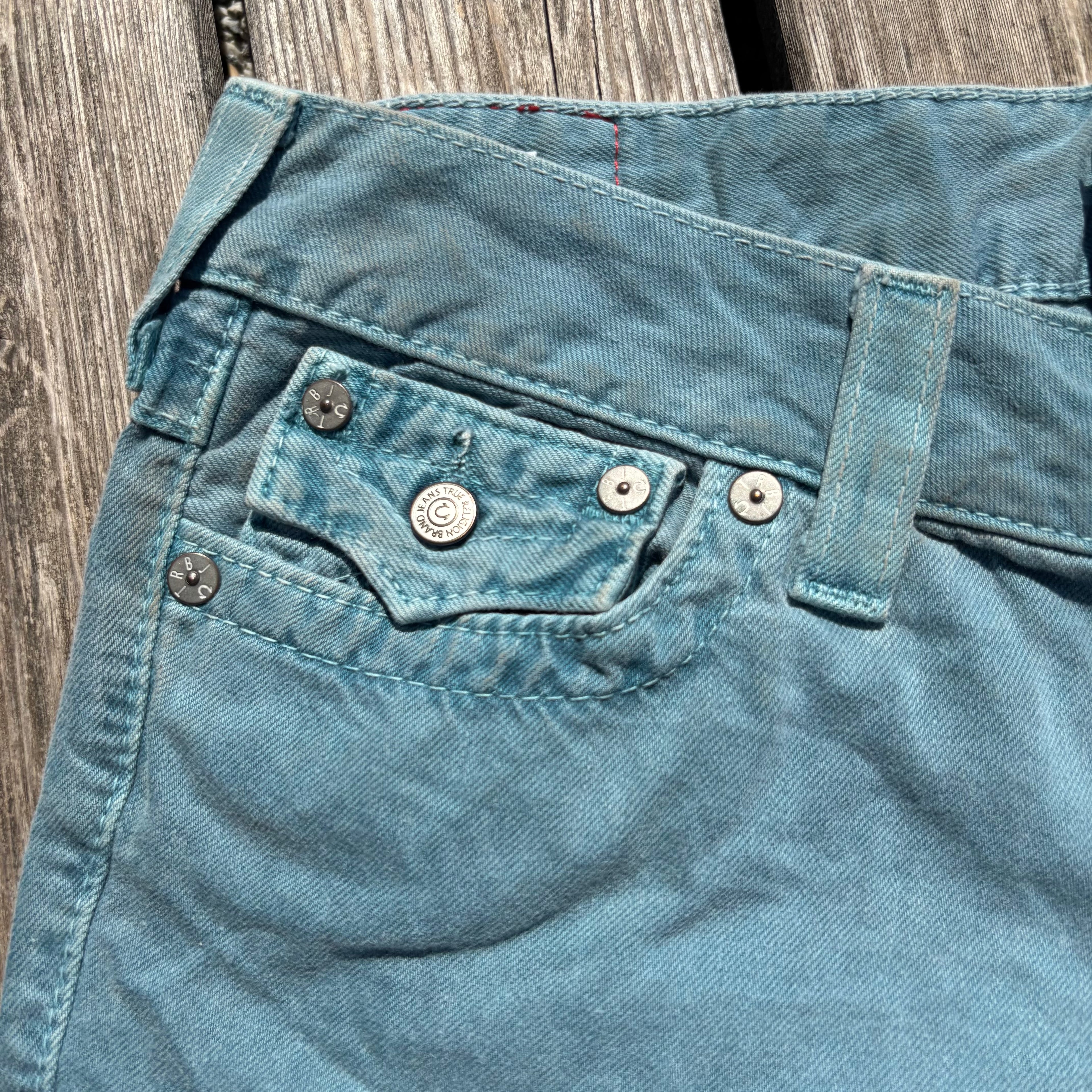 Süße True Religion Shorts/ Hotpants für Frauen /90s 00s streetwear vintage baddie (M-L) S110