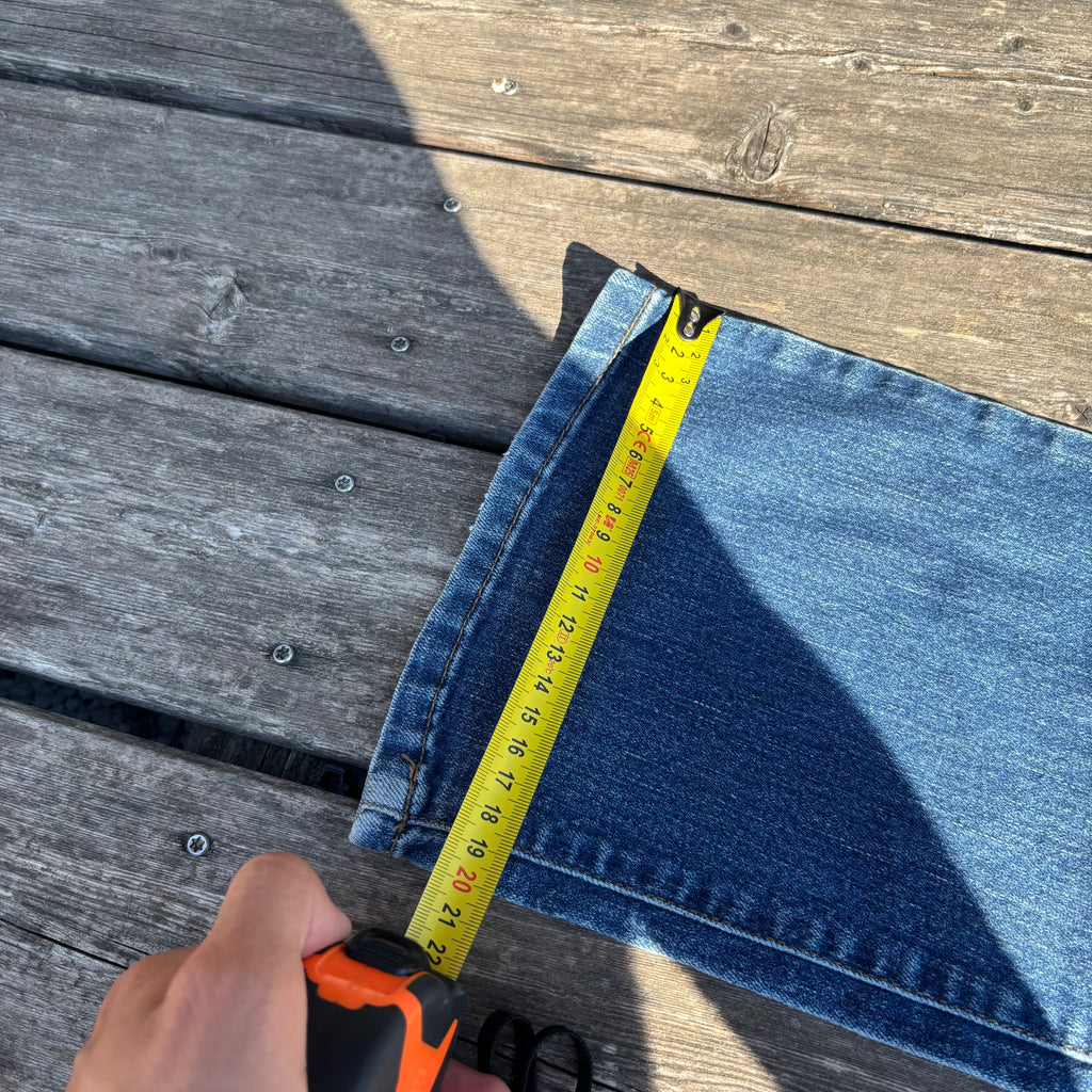 Süße Y2K Lowwaist Bootcut Jeans mit tollen Backprint /women 00s 90s vintage baddie (XXS-XS) S62